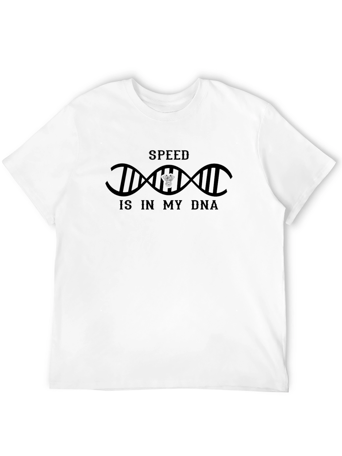 Speed is in my DNA Black T-Shirt