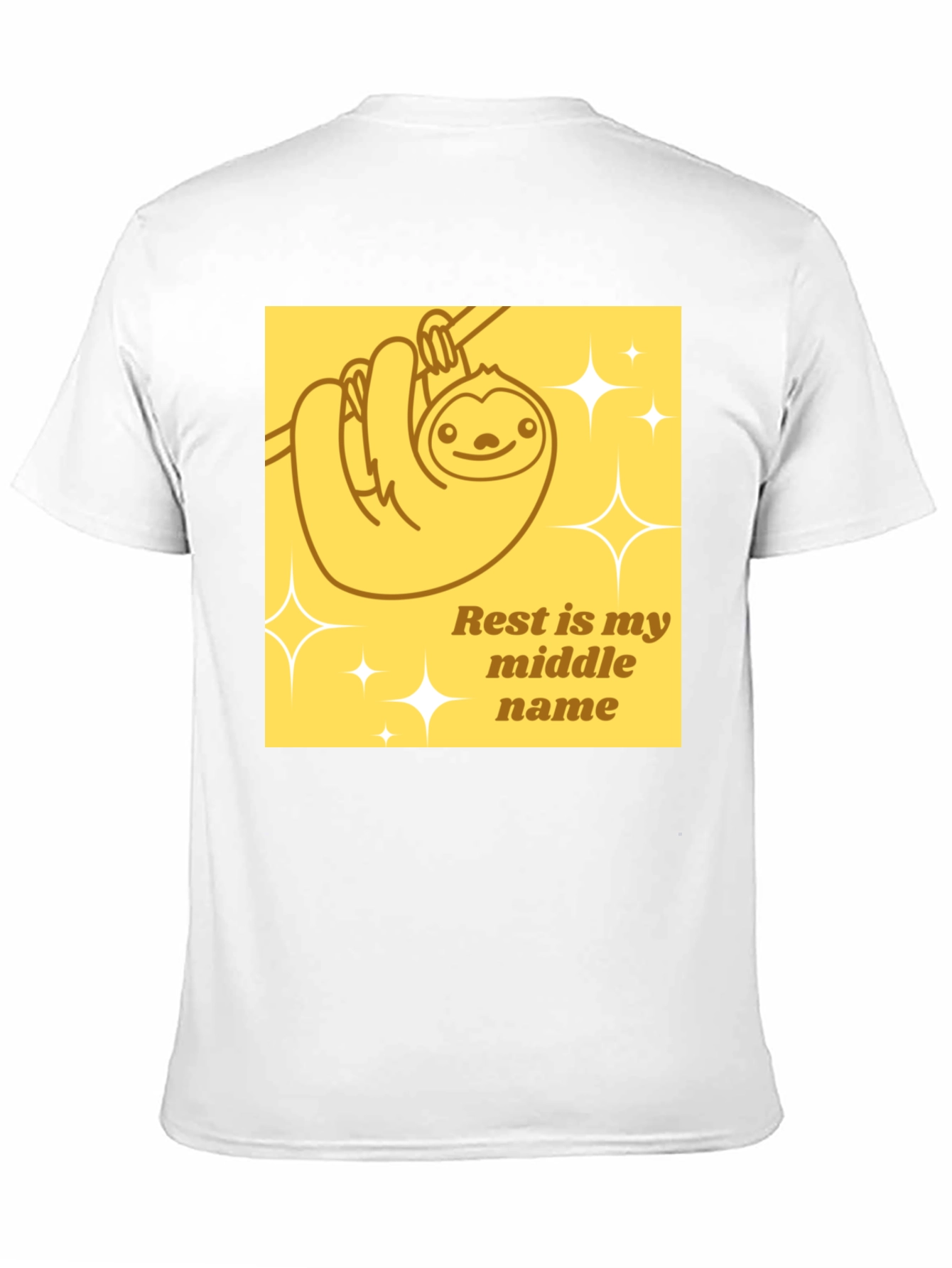 Relaxed Sloth Tee - Rest is my middle name