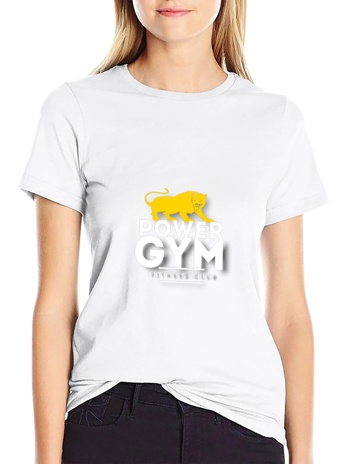 Power Gym Fitness Club Black T-Shirt