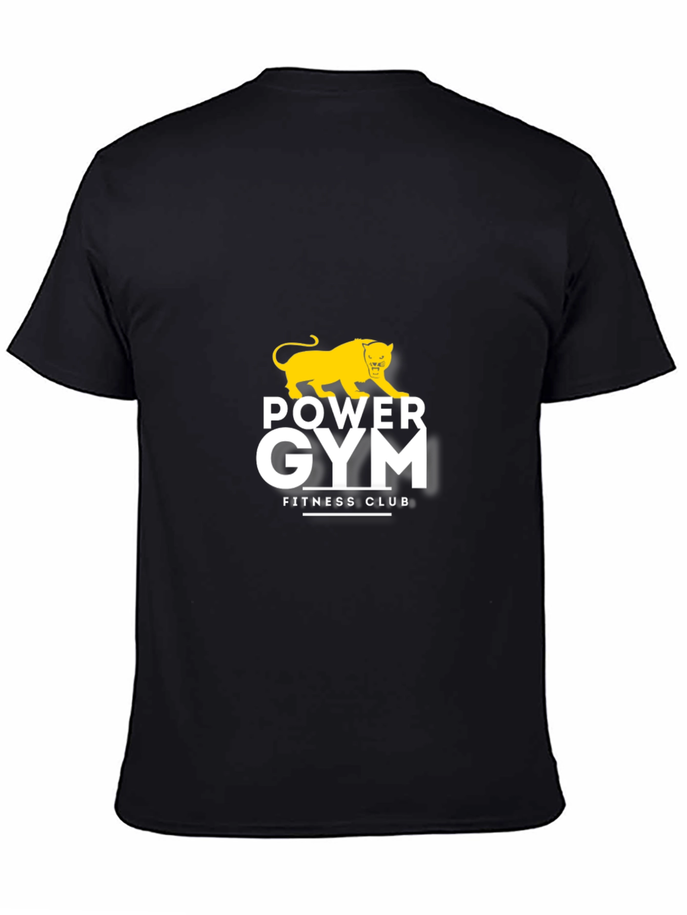 Power Gym Fitness Club Black T-Shirt