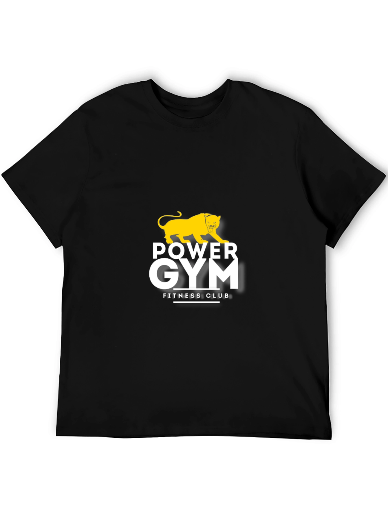 Power Gym Fitness Club Black T-Shirt