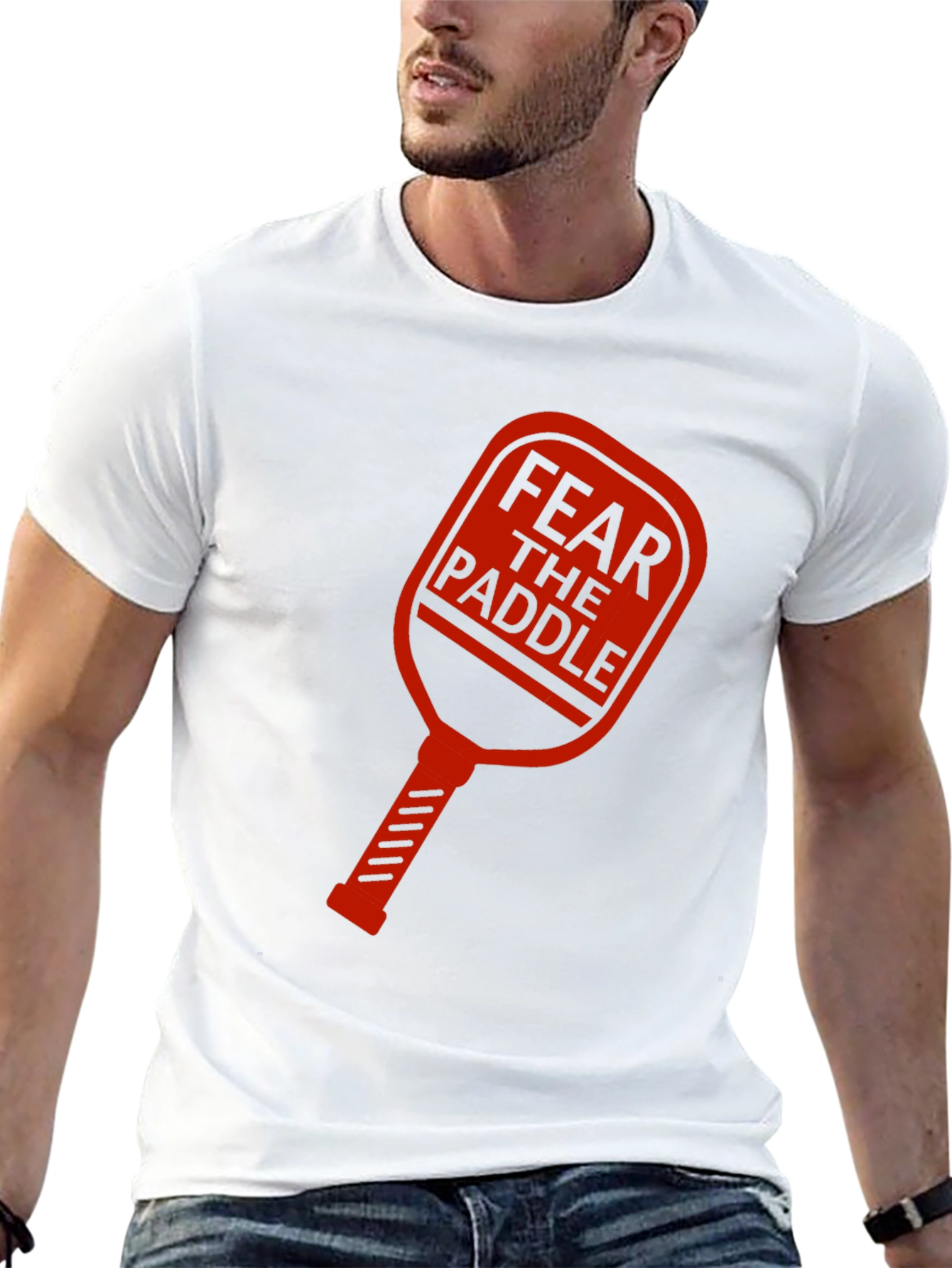 Fear The Paddle T-Shirt - Pickleball Apparel