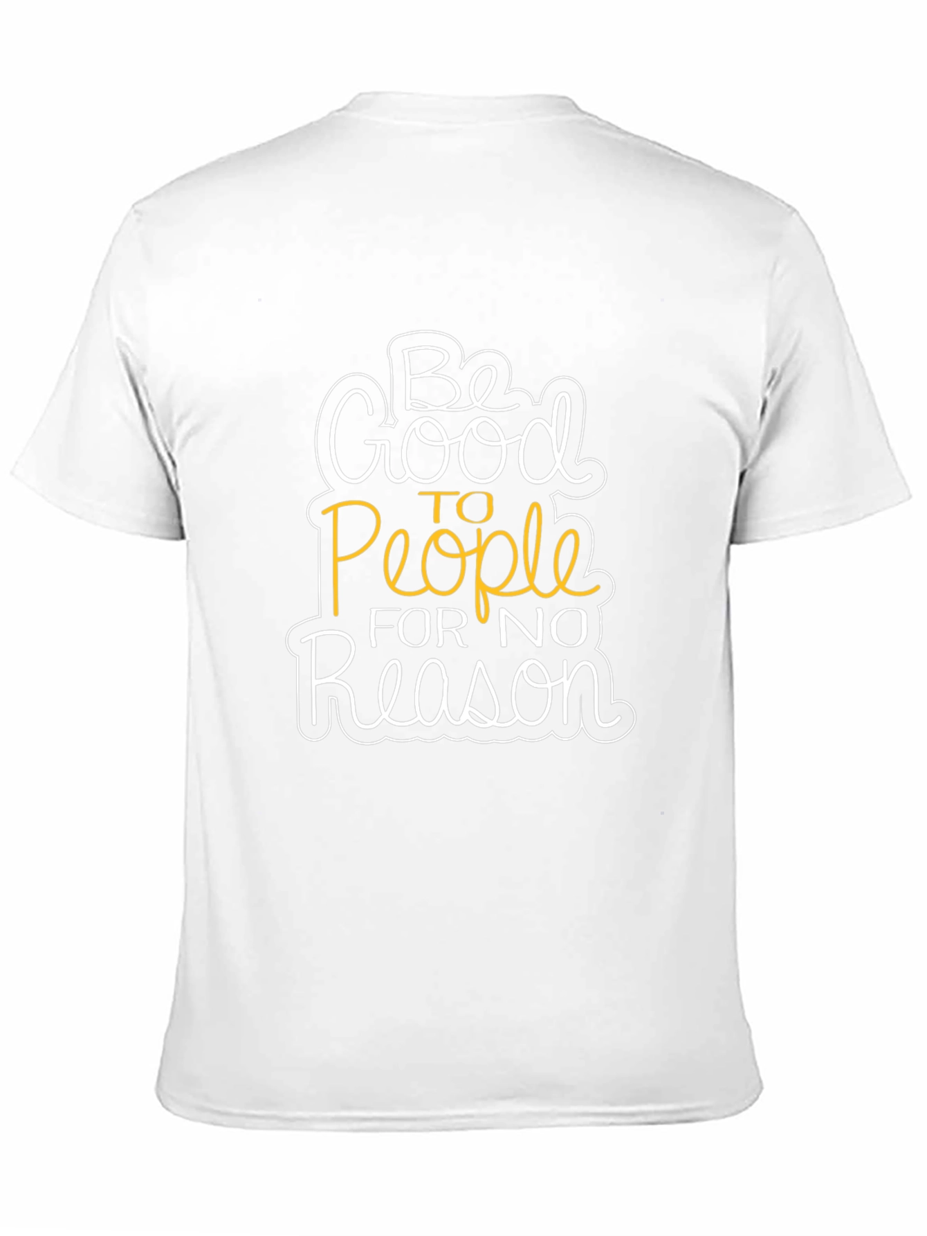 Be Good To People T-Shirt Black Casual Wear