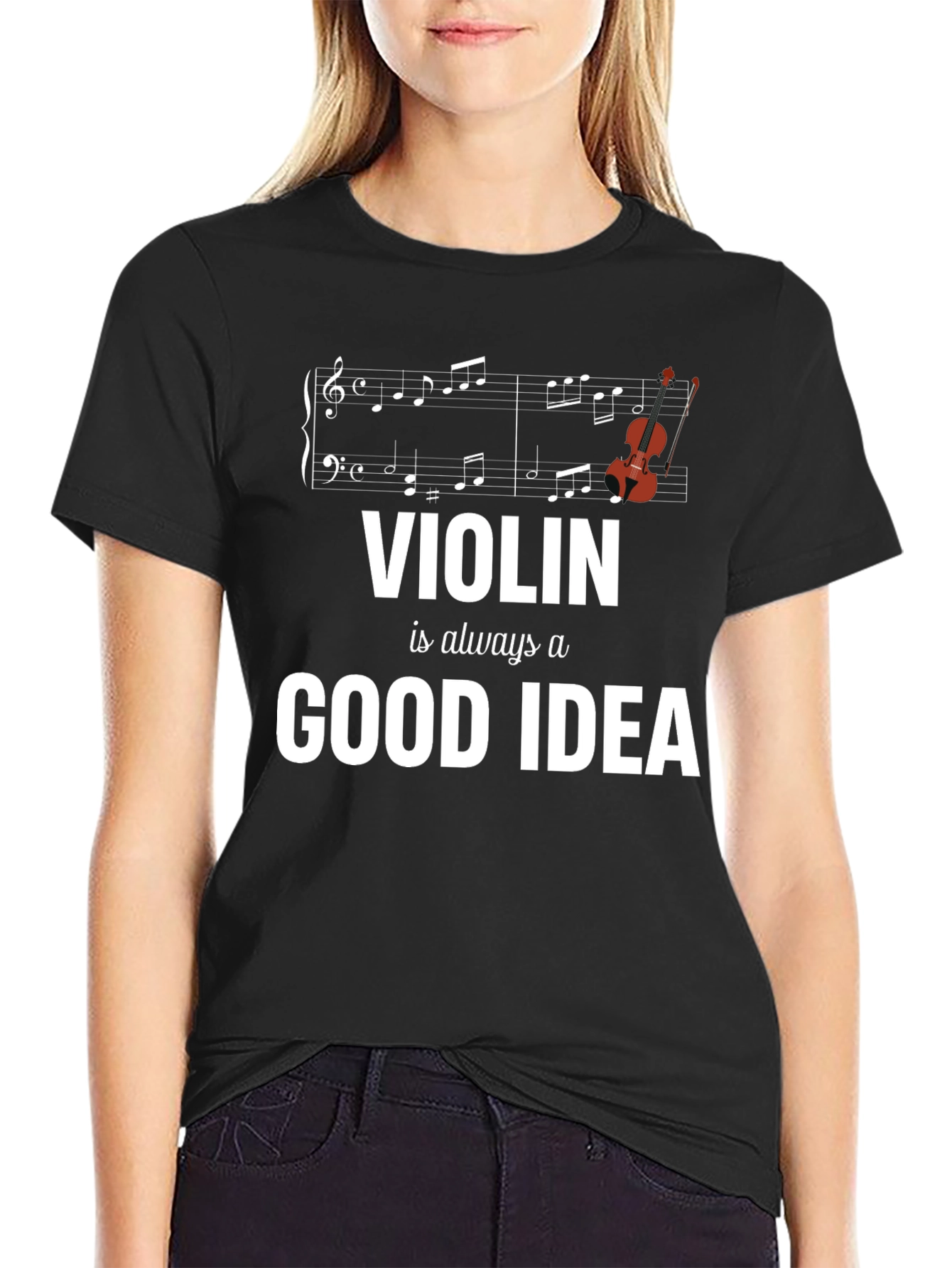 Violin is Always a Good Idea Graphic Tee