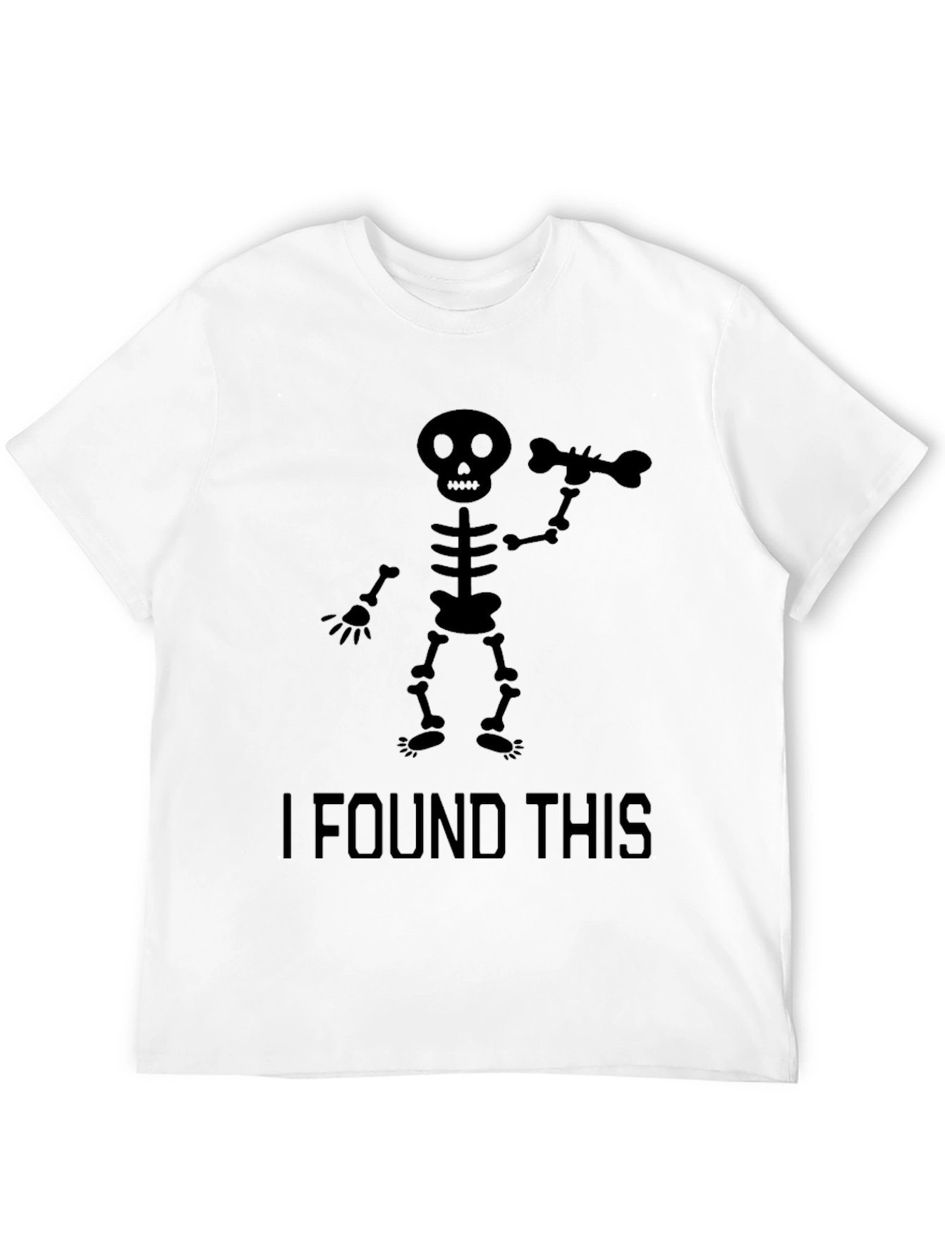 Skeleton Bone Find T-Shirt - Halloween Ready!