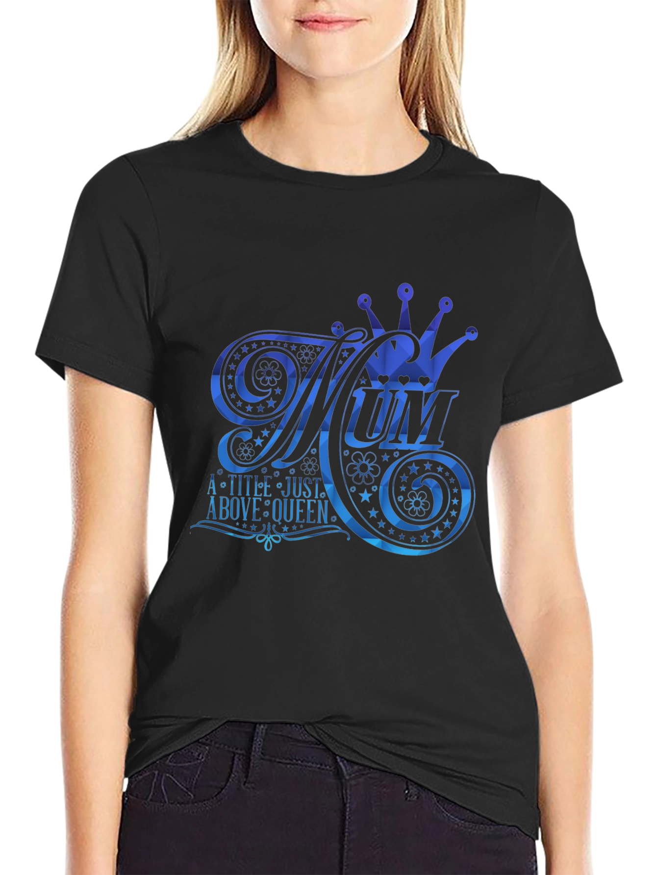 Mum Queen Graphic Tee