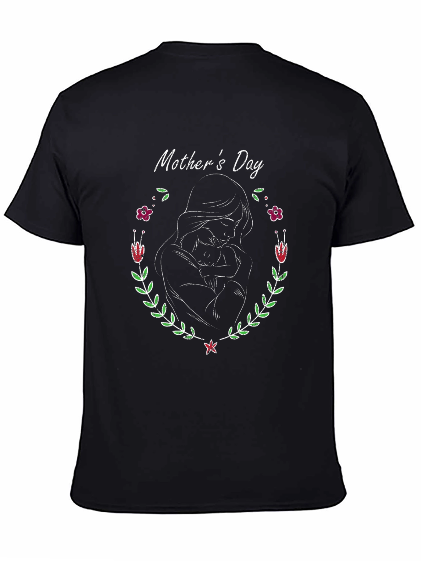 Mothers Day Graphic T-Shirt - Black