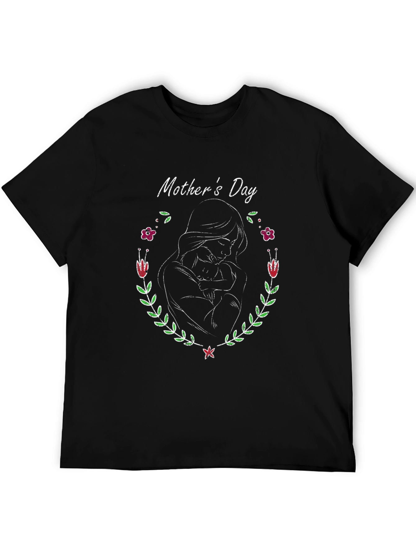 Mothers Day Graphic T-Shirt - Black
