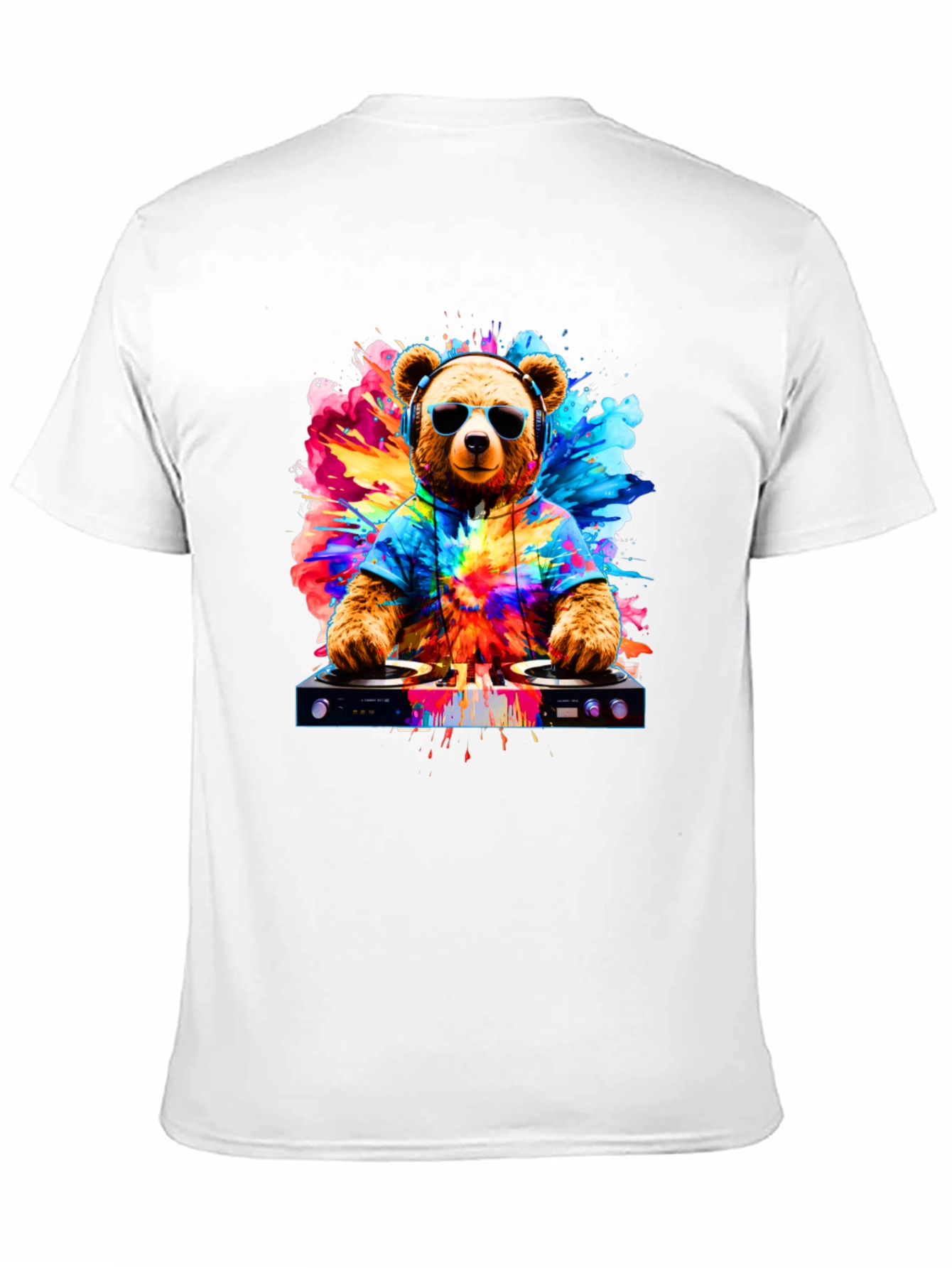 DJ Bear T-Shirt - Cool Graphic Tee
