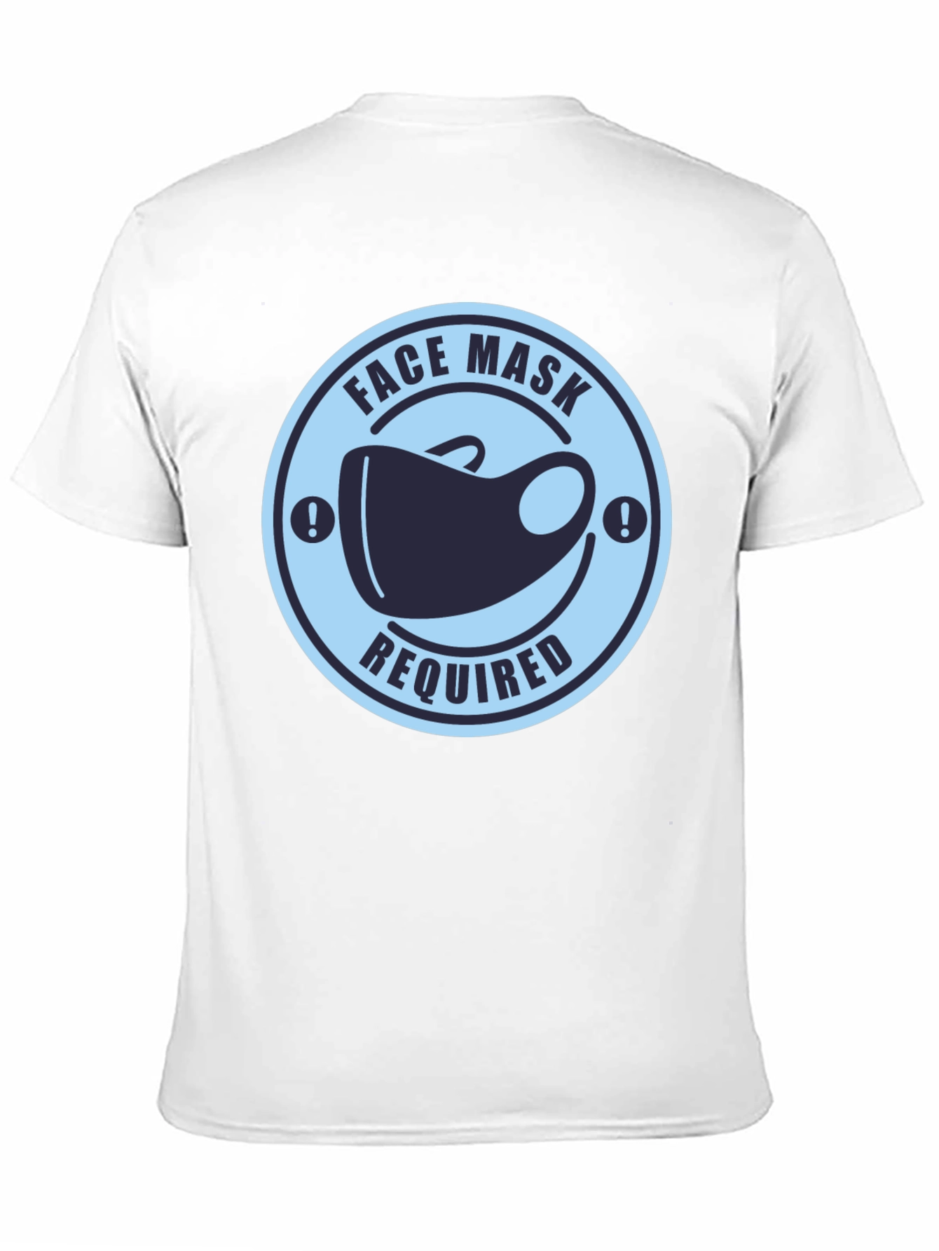 Face Mask Required Graphic Tee - Black
