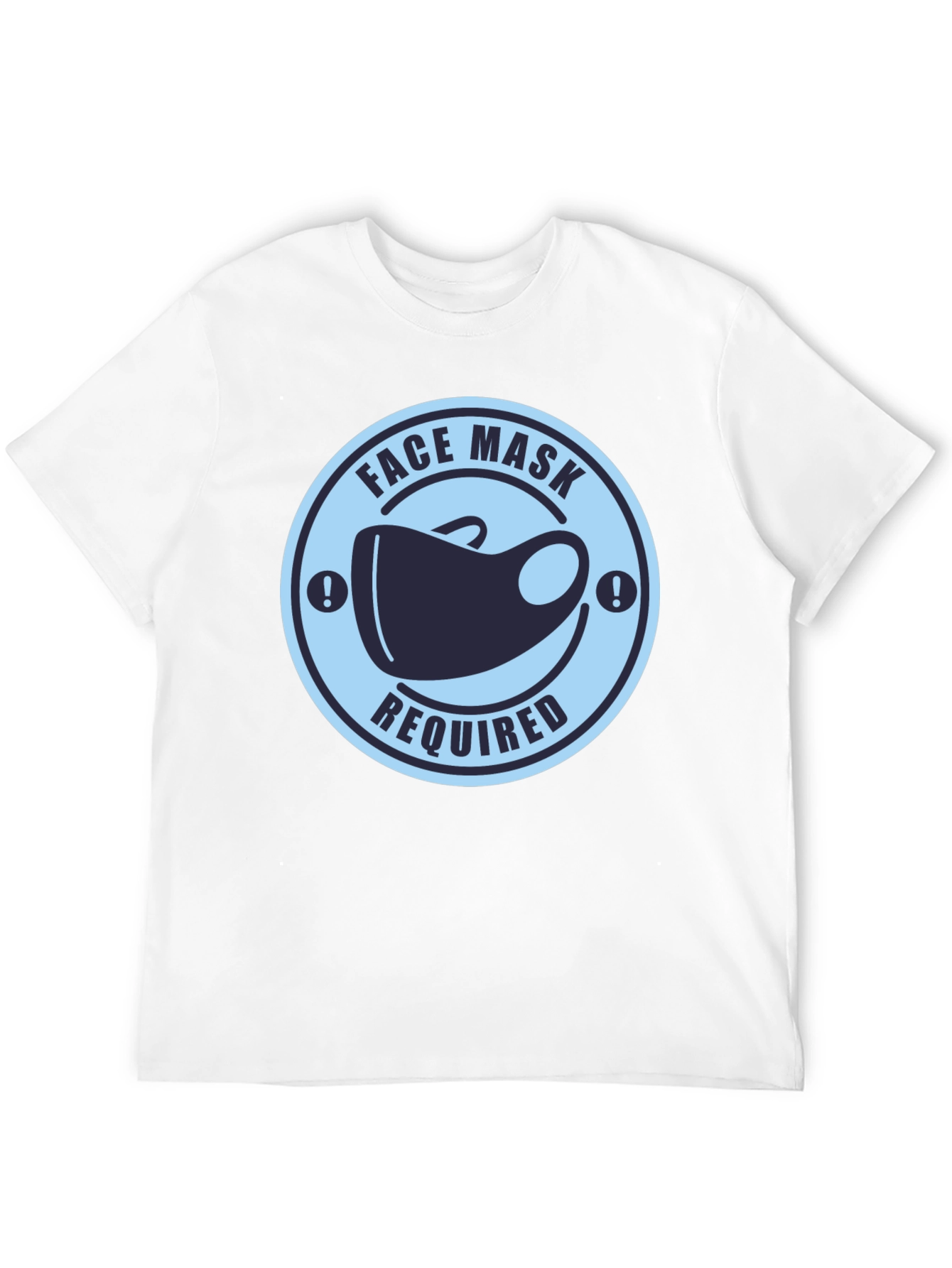 Face Mask Required Graphic Tee - Black