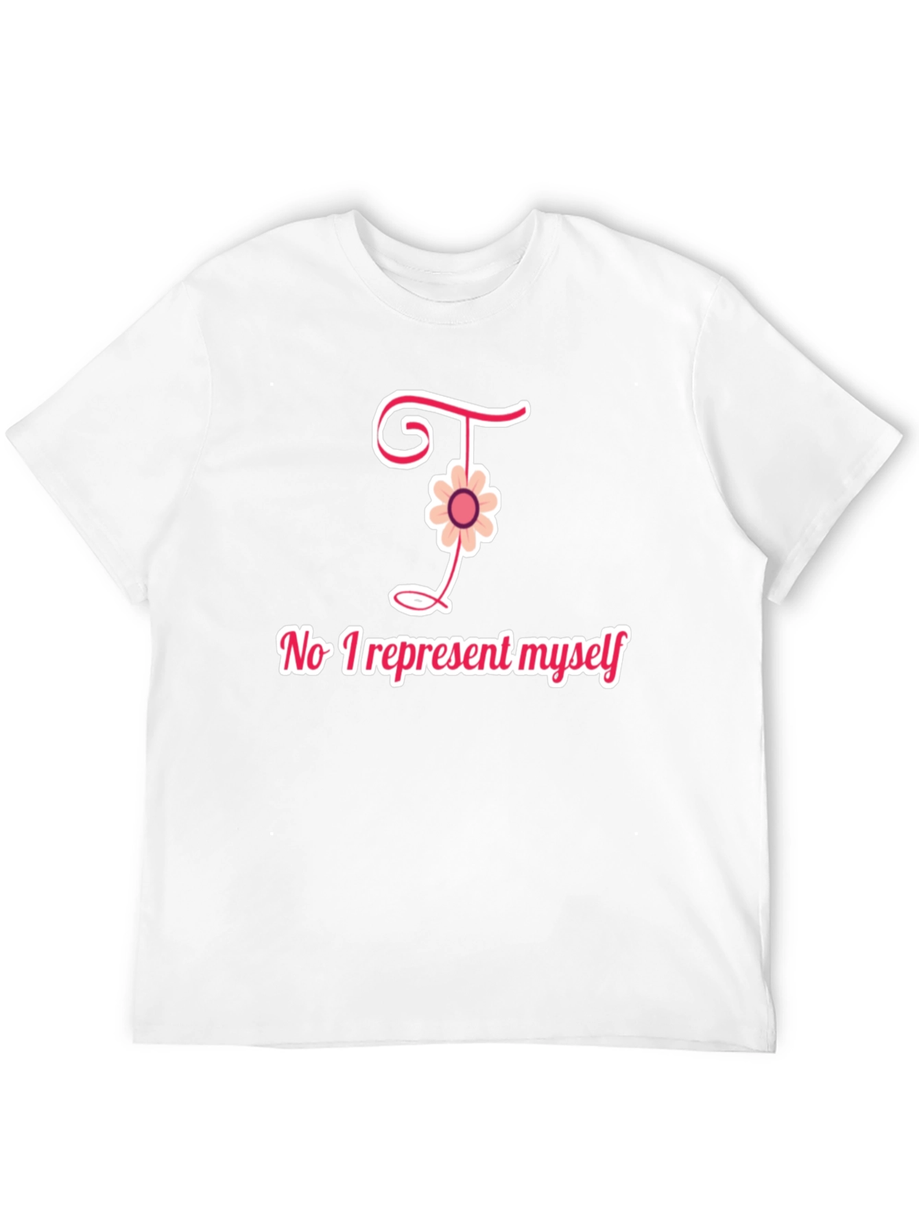 Unique I Flower Graphic T-Shirt