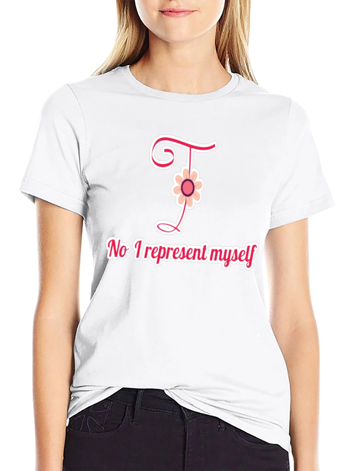 Unique I Flower Graphic T-Shirt