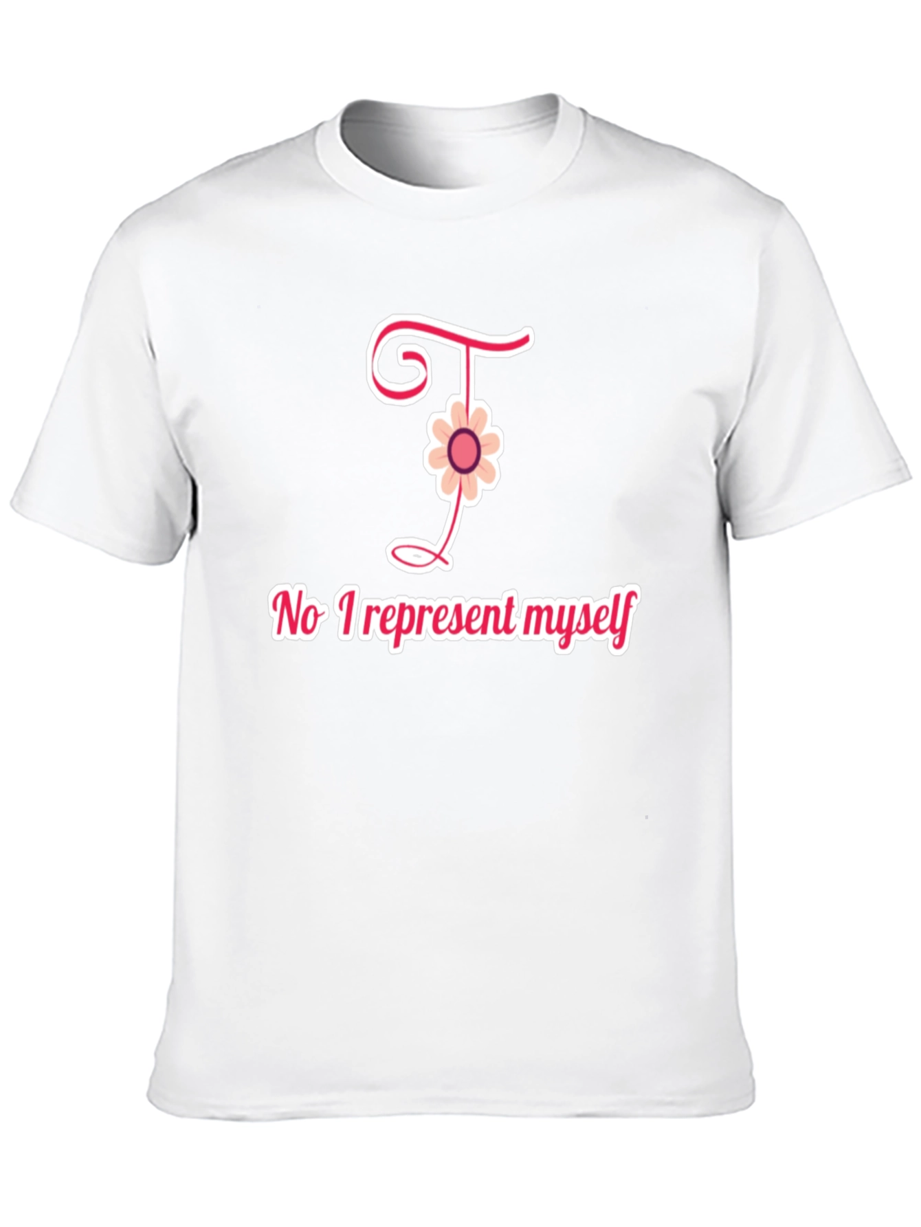 Unique I Flower Graphic T-Shirt