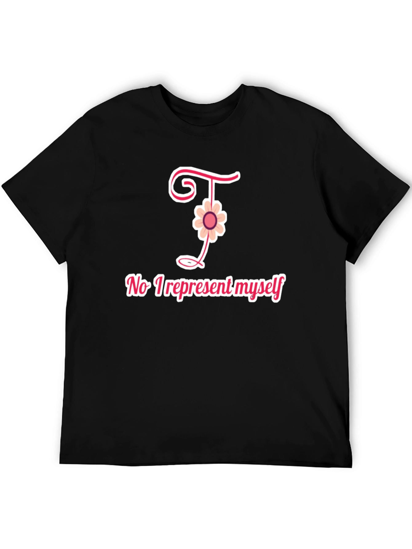 Unique I Flower Graphic T-Shirt
