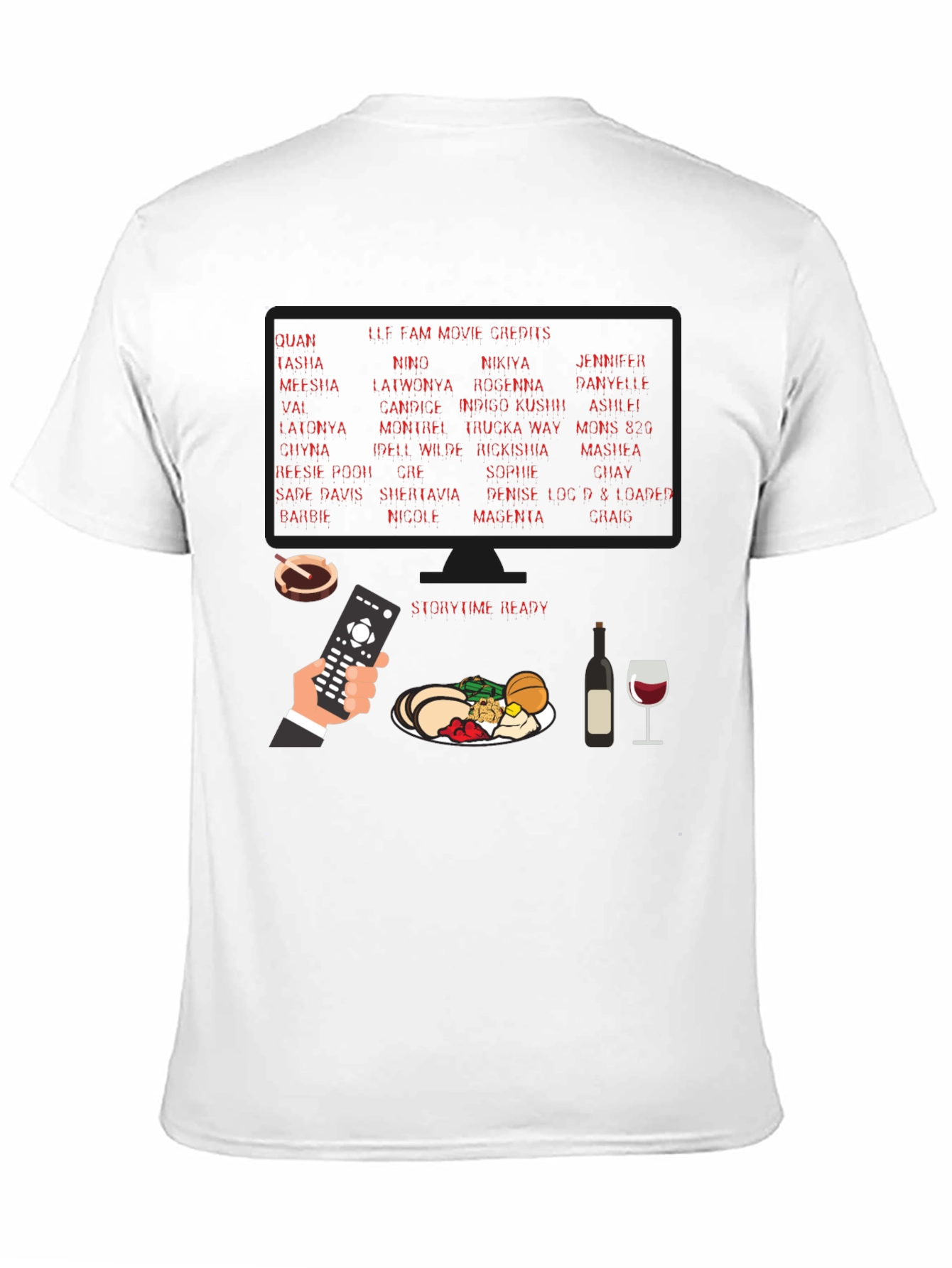 Storytime Ready Movie Credits Graphic Tee