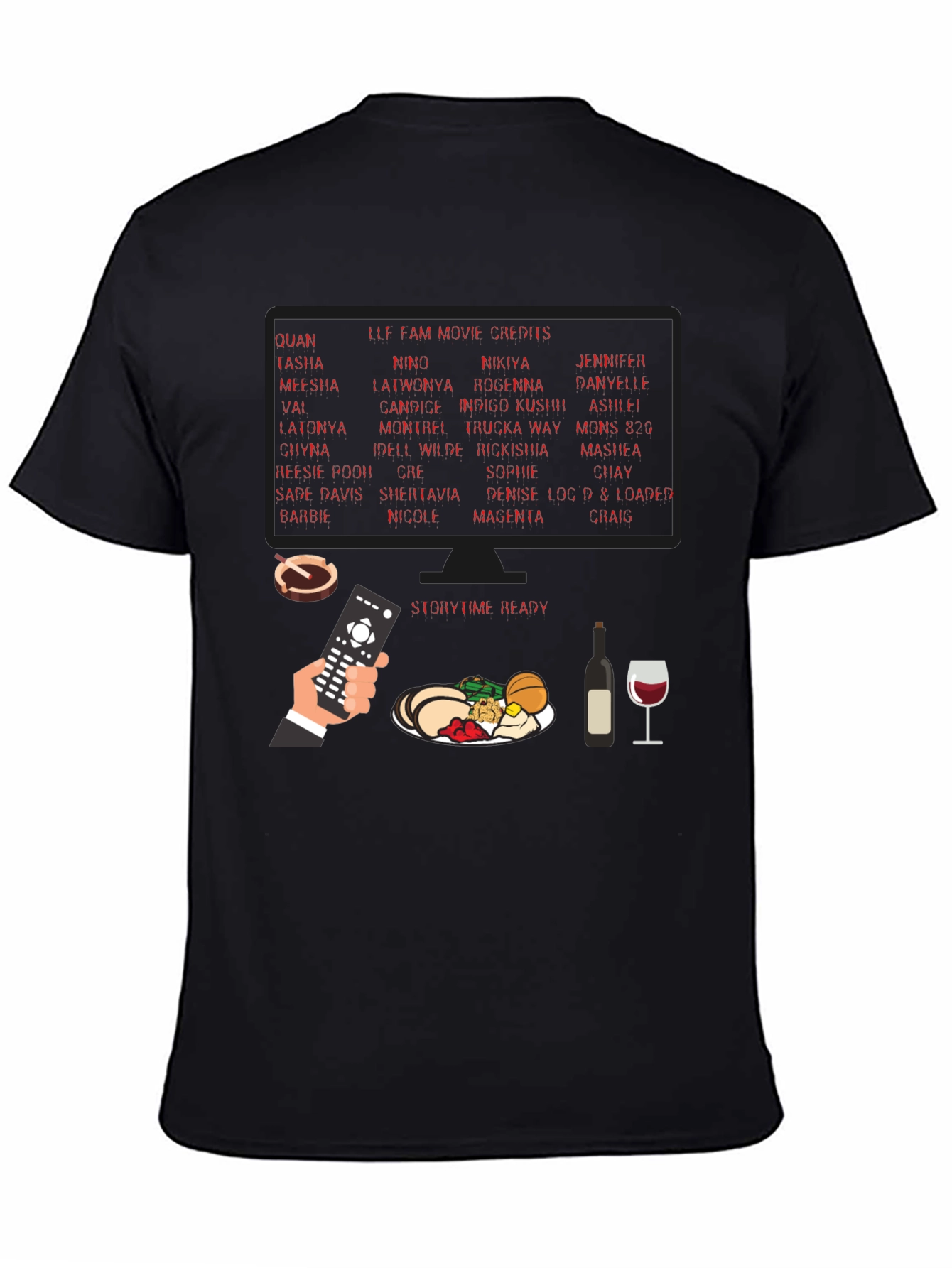 Storytime Ready Movie Credits Graphic Tee