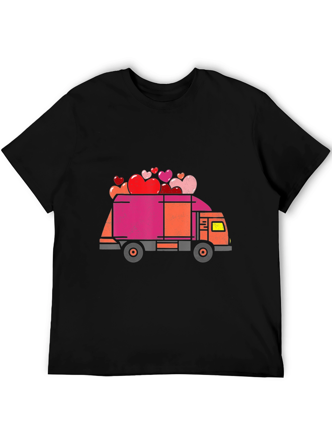 Heart Delivery Truck Graphic Tee