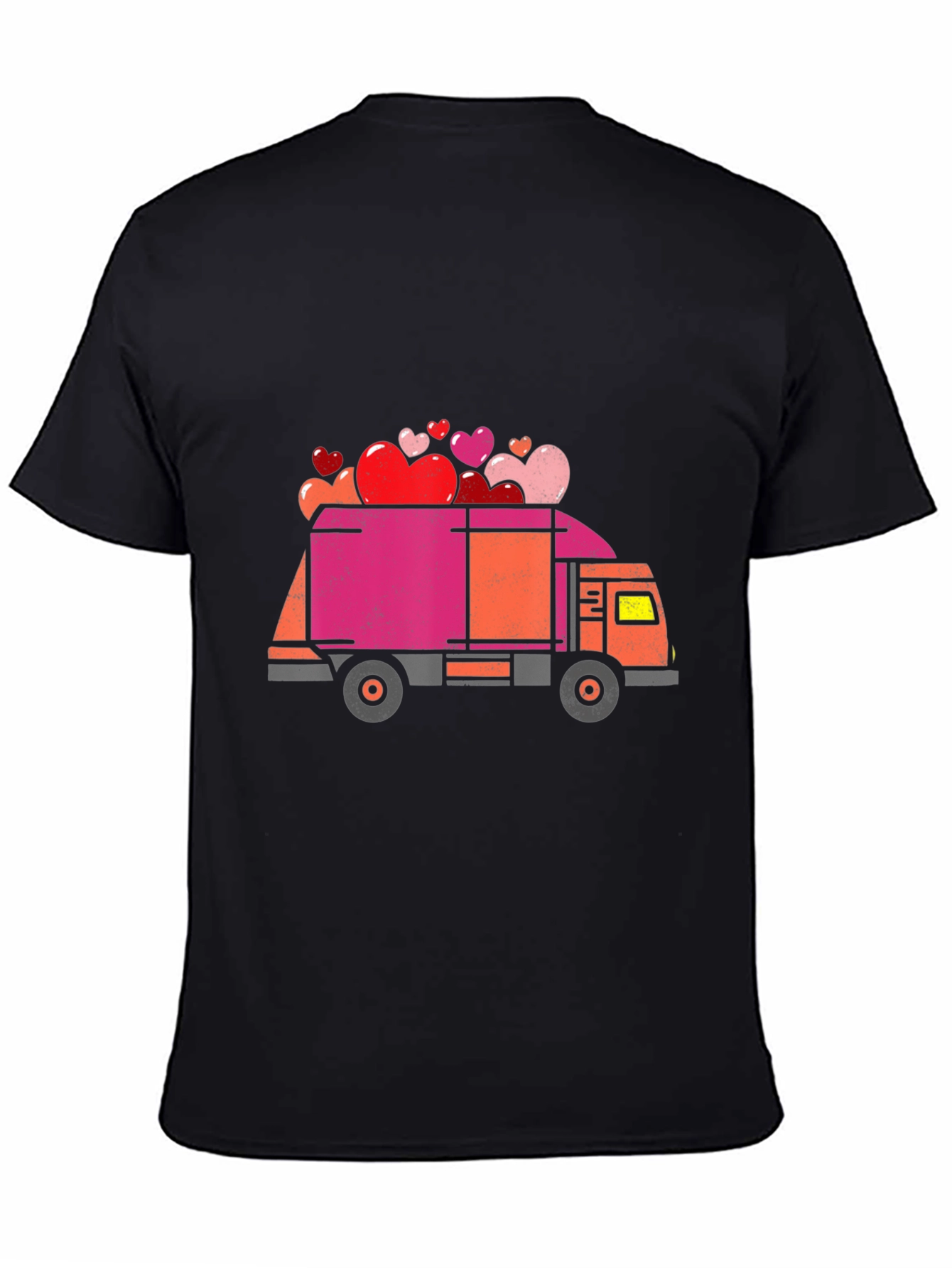 Heart Delivery Truck Graphic Tee