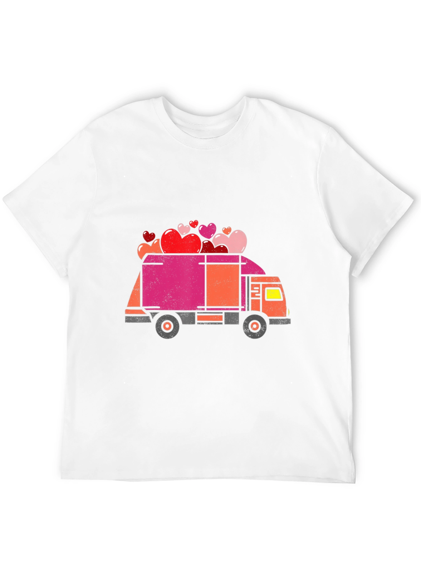 Heart Delivery Truck Graphic Tee
