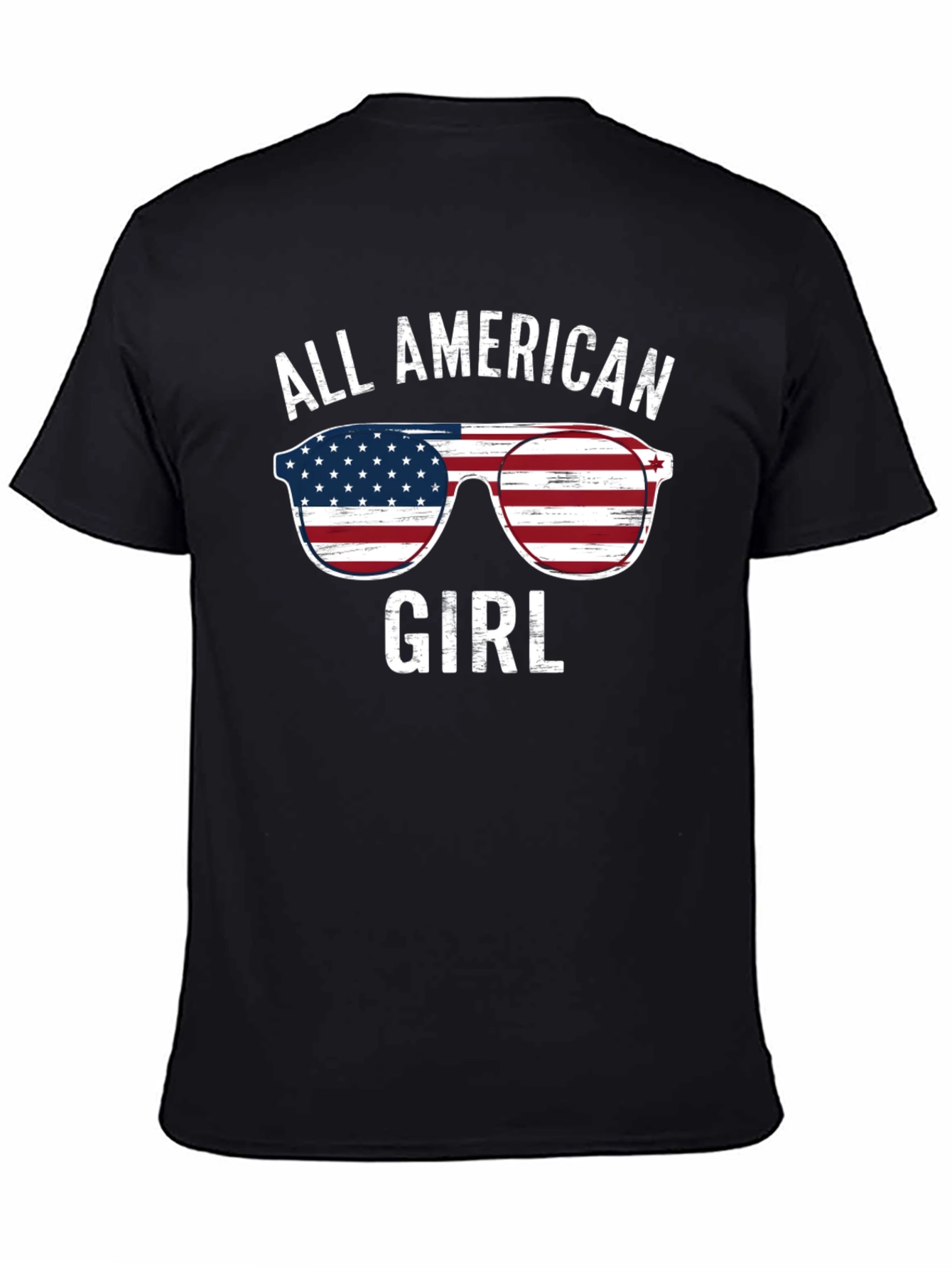 All American Girl Patriotic Graphic Tee