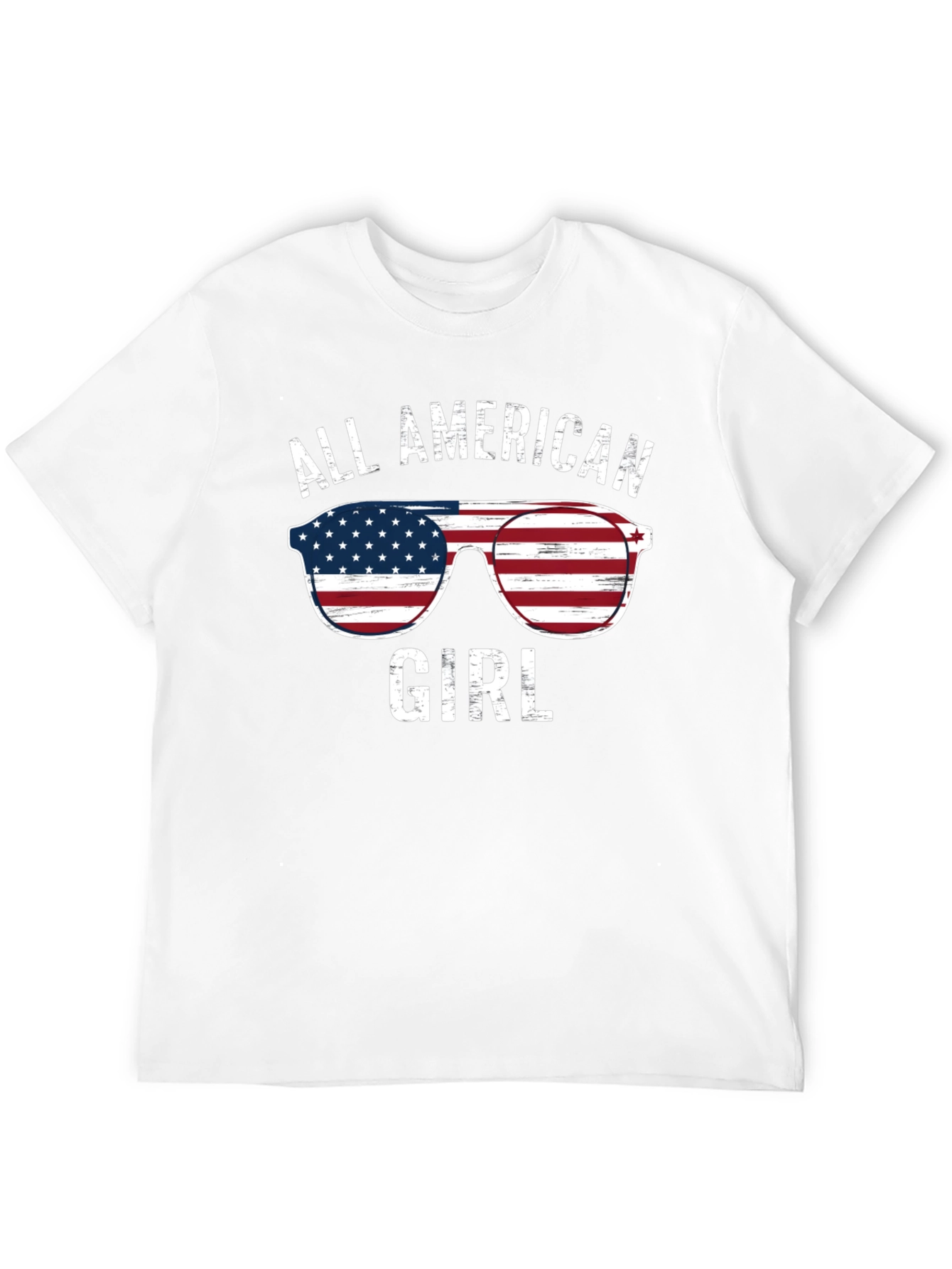 All American Girl Patriotic Graphic Tee