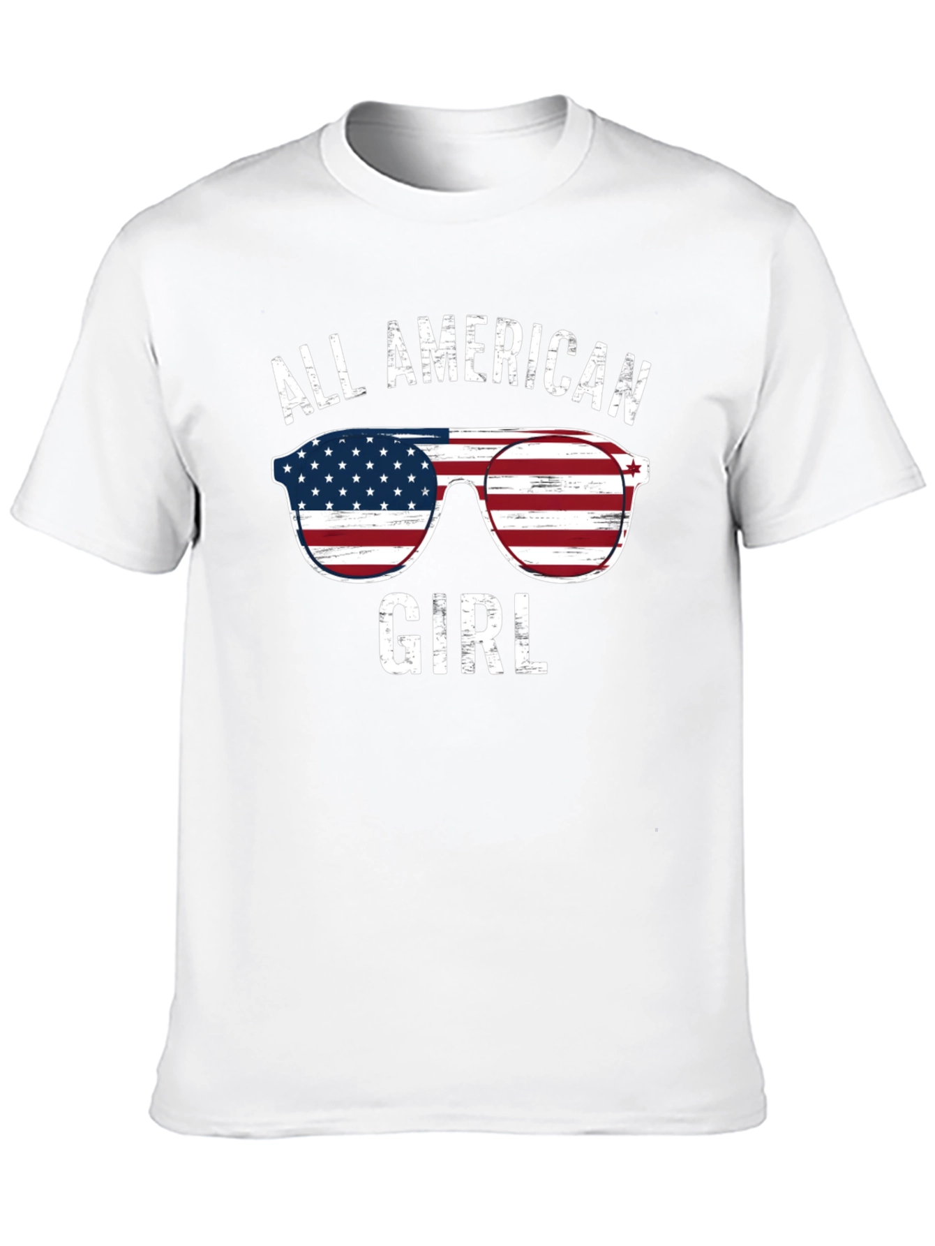 All American Girl Patriotic Graphic Tee