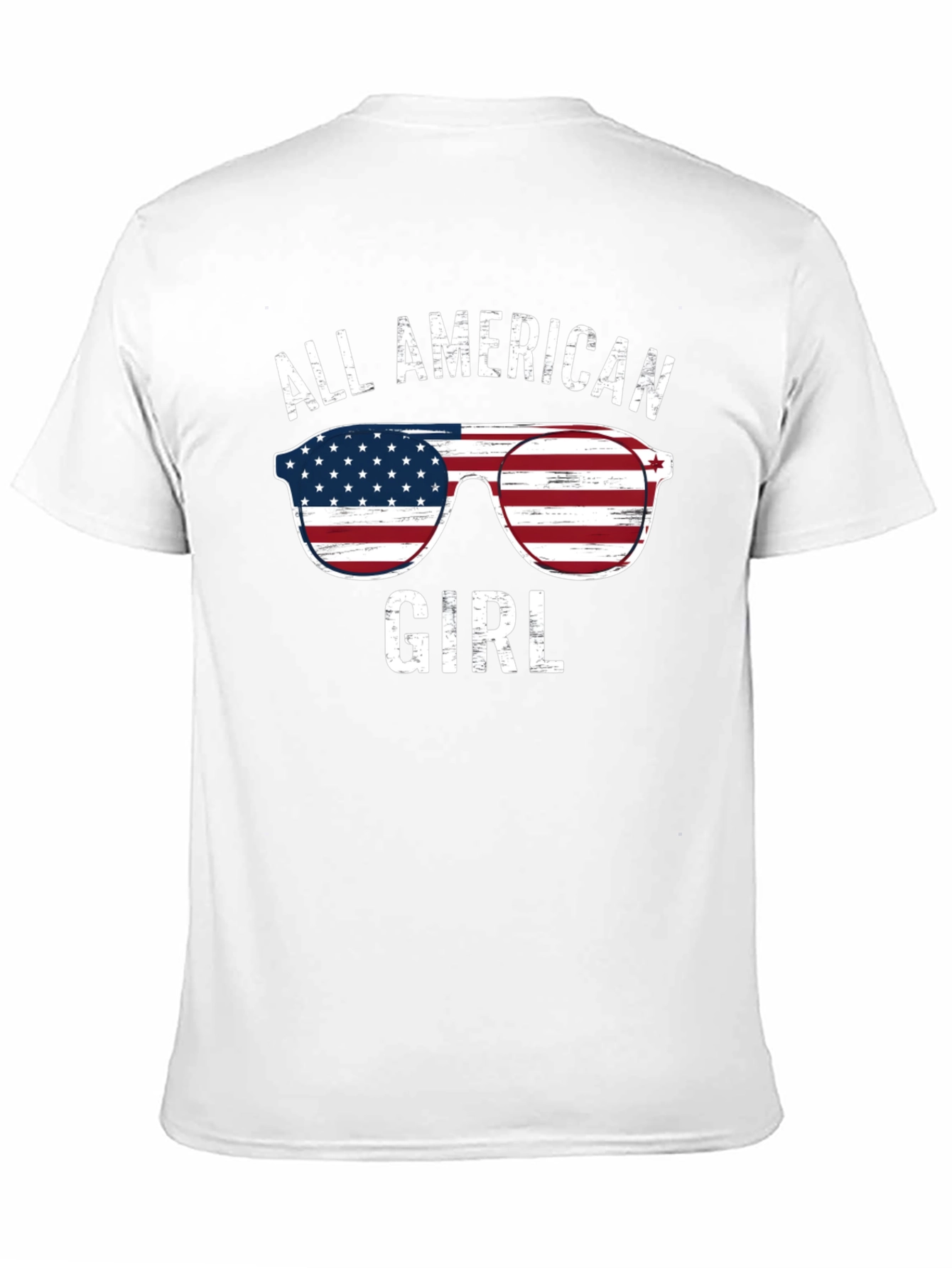 All American Girl Patriotic Graphic Tee