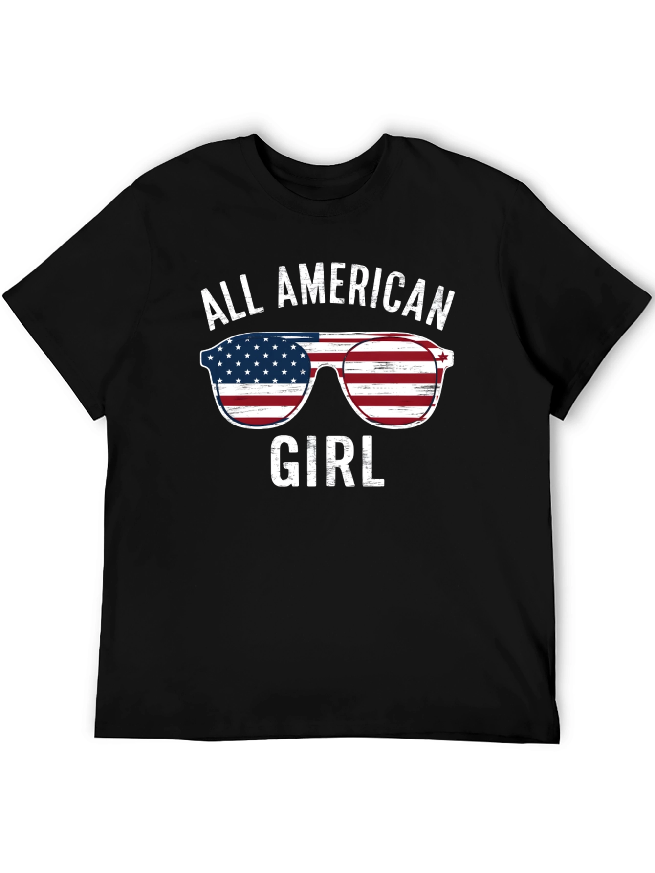 All American Girl Patriotic Graphic Tee