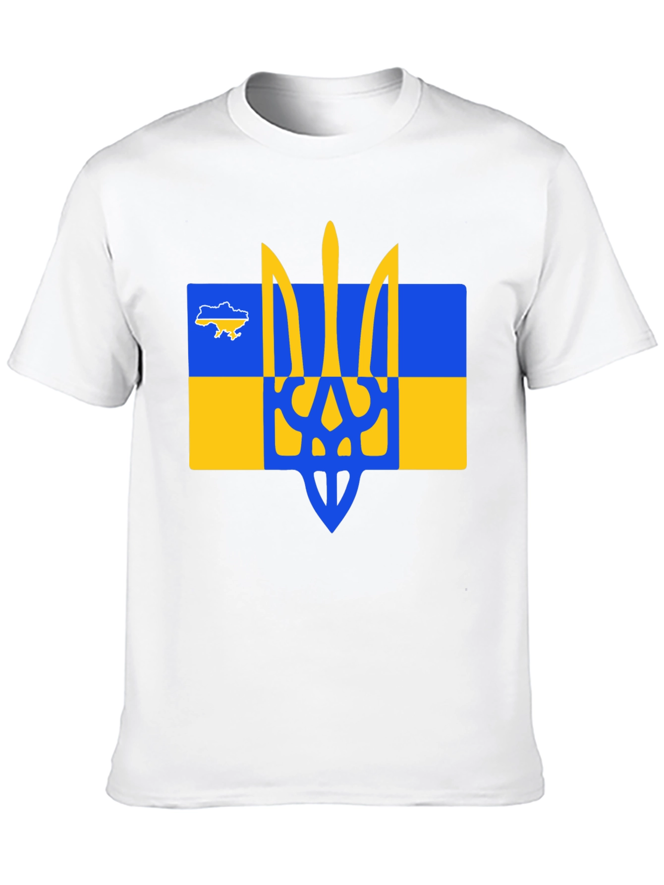 Ukraine Trident T-Shirt - Black