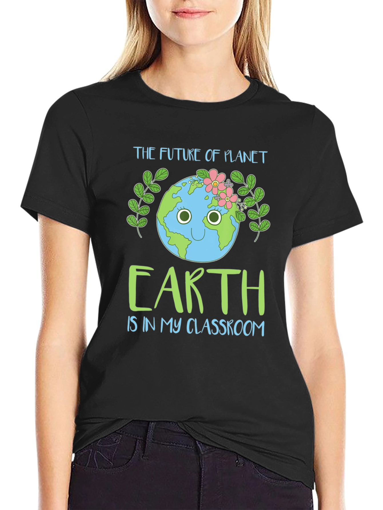 Earth Classroom T-Shirt: Future of Planet Tee