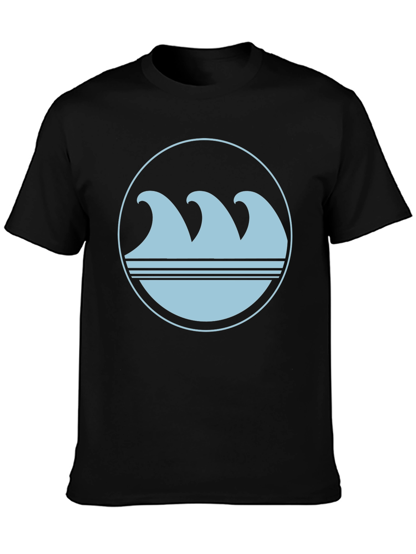 Ocean Wave Graphic Tee - Surfs Up Style!