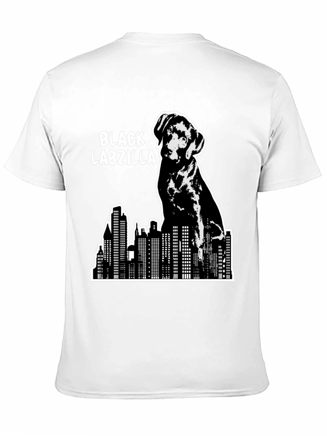 Black Labzilla T-Shirt - Dog Lover Apparel