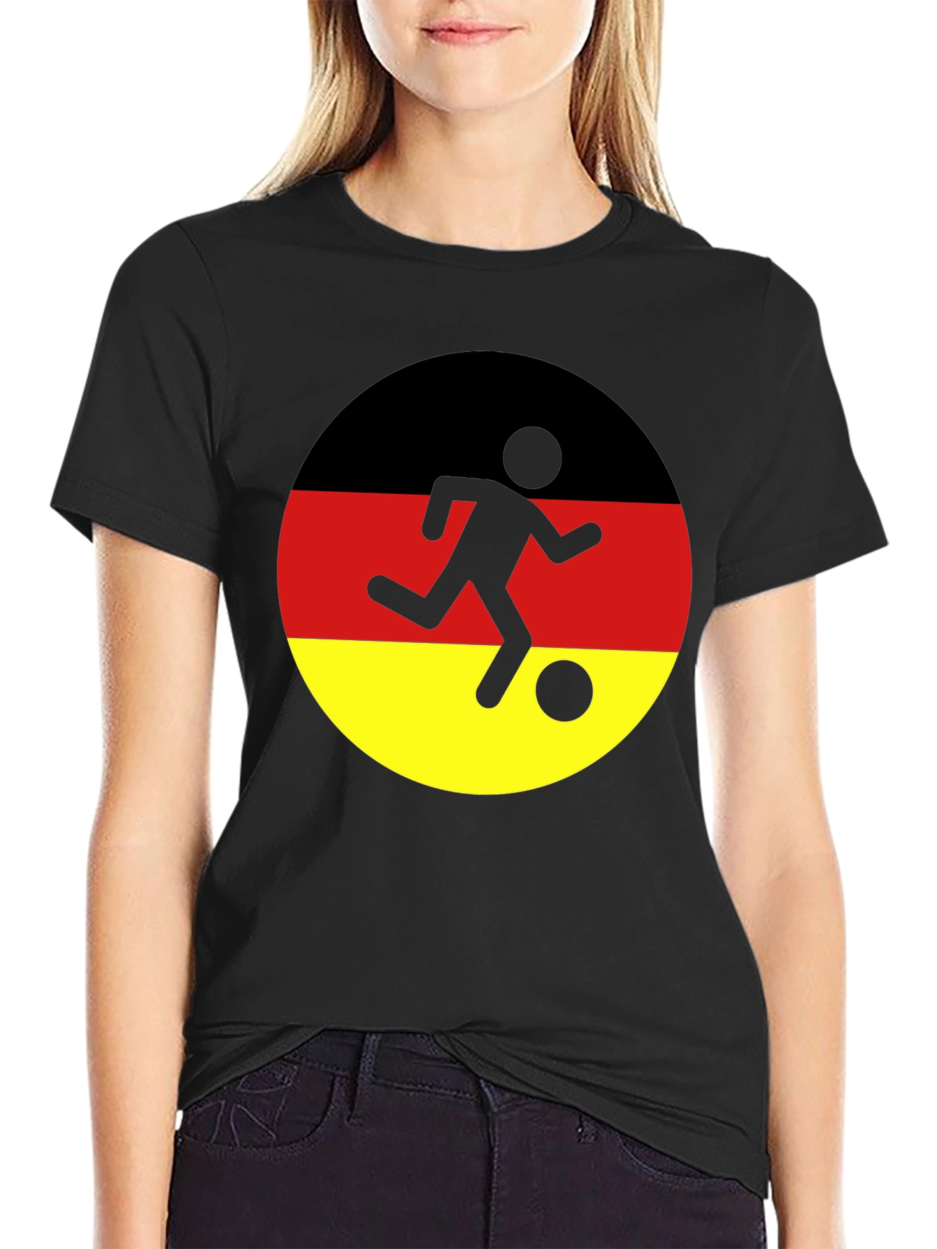 Germany Soccer Flag Graphic T-Shirt