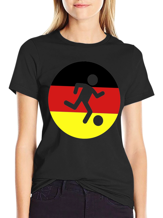 Germany Soccer Flag Graphic T-Shirt