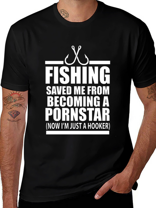 Fishing Saved Me Hooker T-Shirt