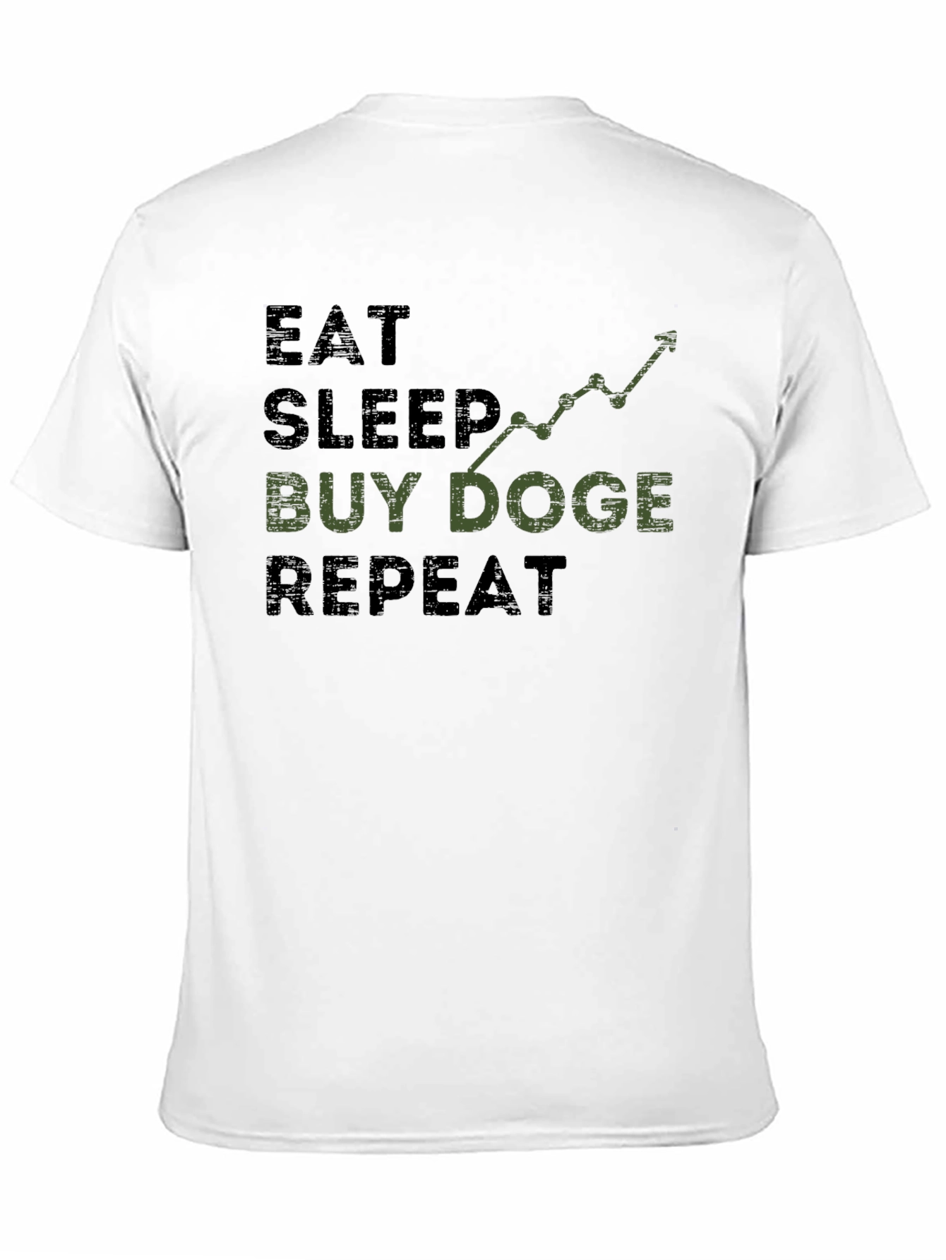Eat Sleep Buy Doge Repeat Black T-Shirt