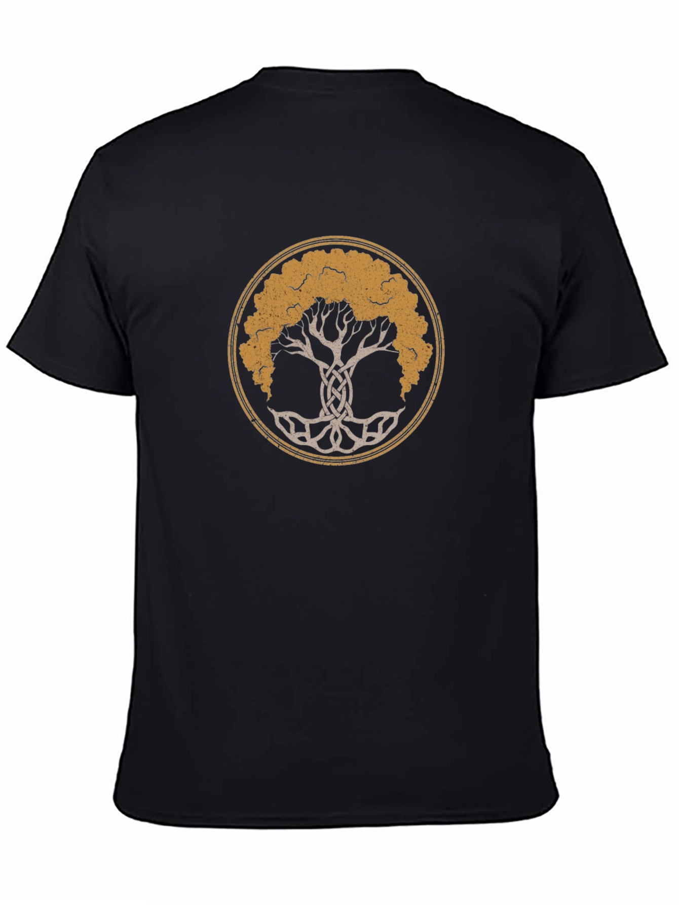 Celtic Tree of Life Black Graphic Tee