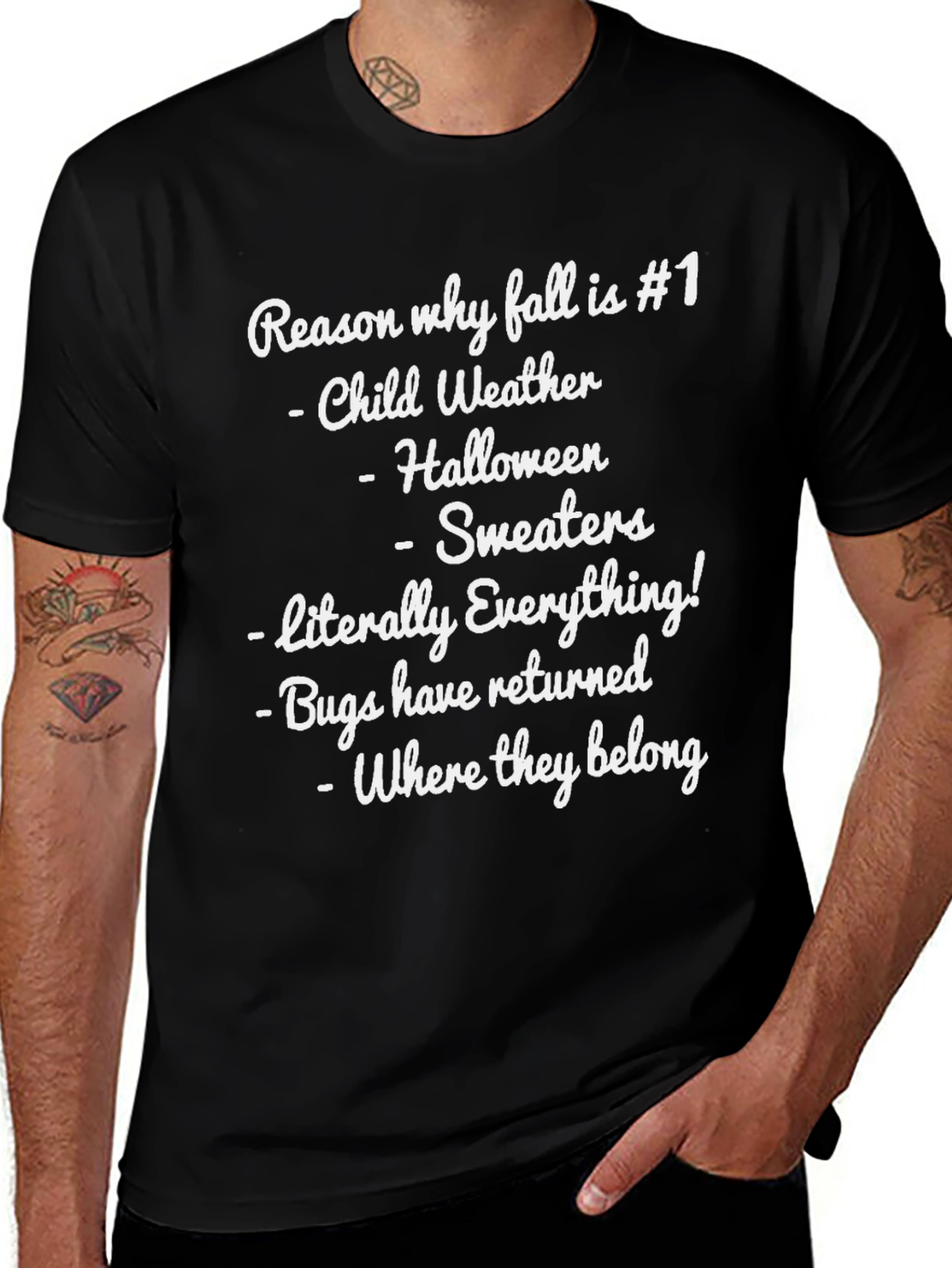Fall Season T-Shirt: Reasons Why Fall is #1