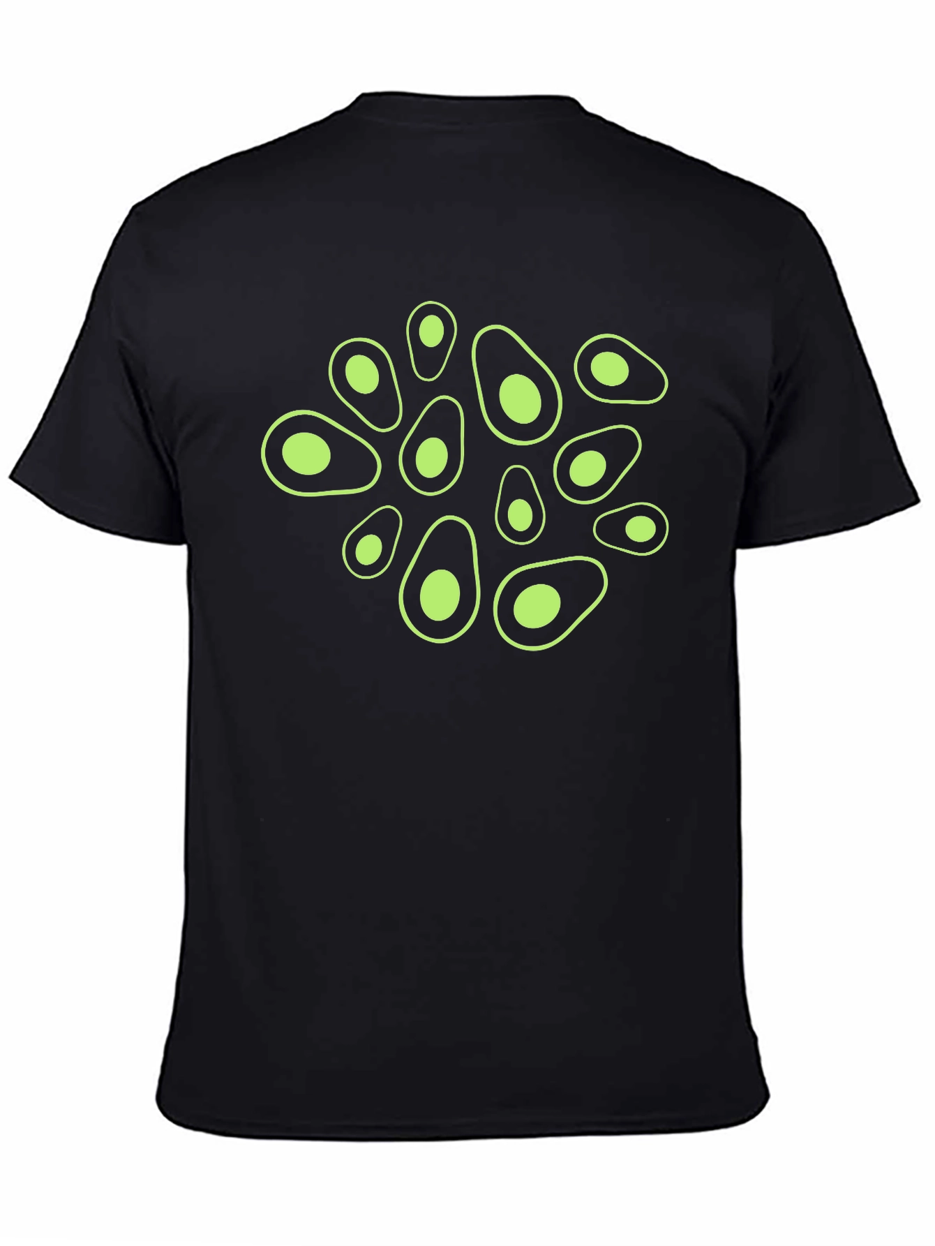 Avocado Print Black T-Shirt