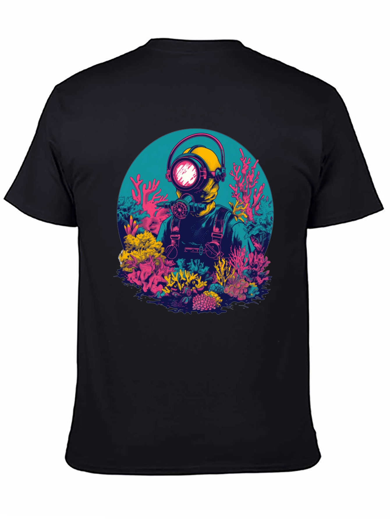 Retro Diver Graphic T-Shirt - Scuba Apparel