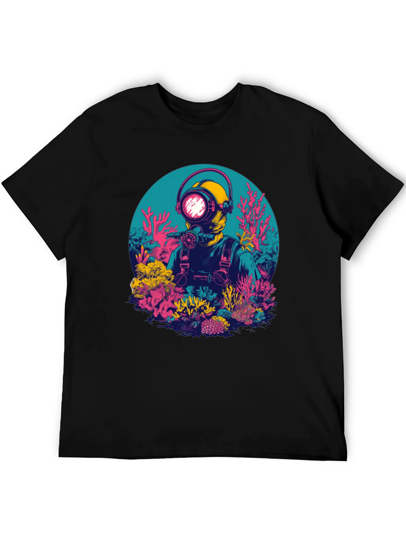 Retro Diver Graphic T-Shirt - Scuba Apparel