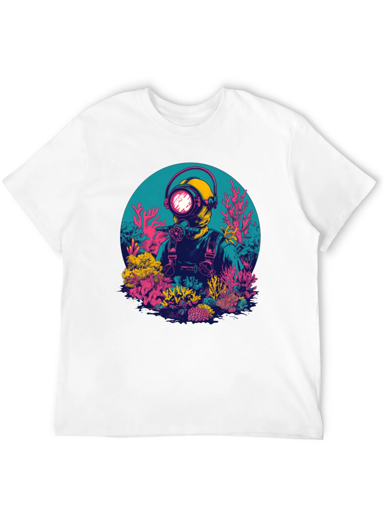 Retro Diver Graphic T-Shirt - Scuba Apparel