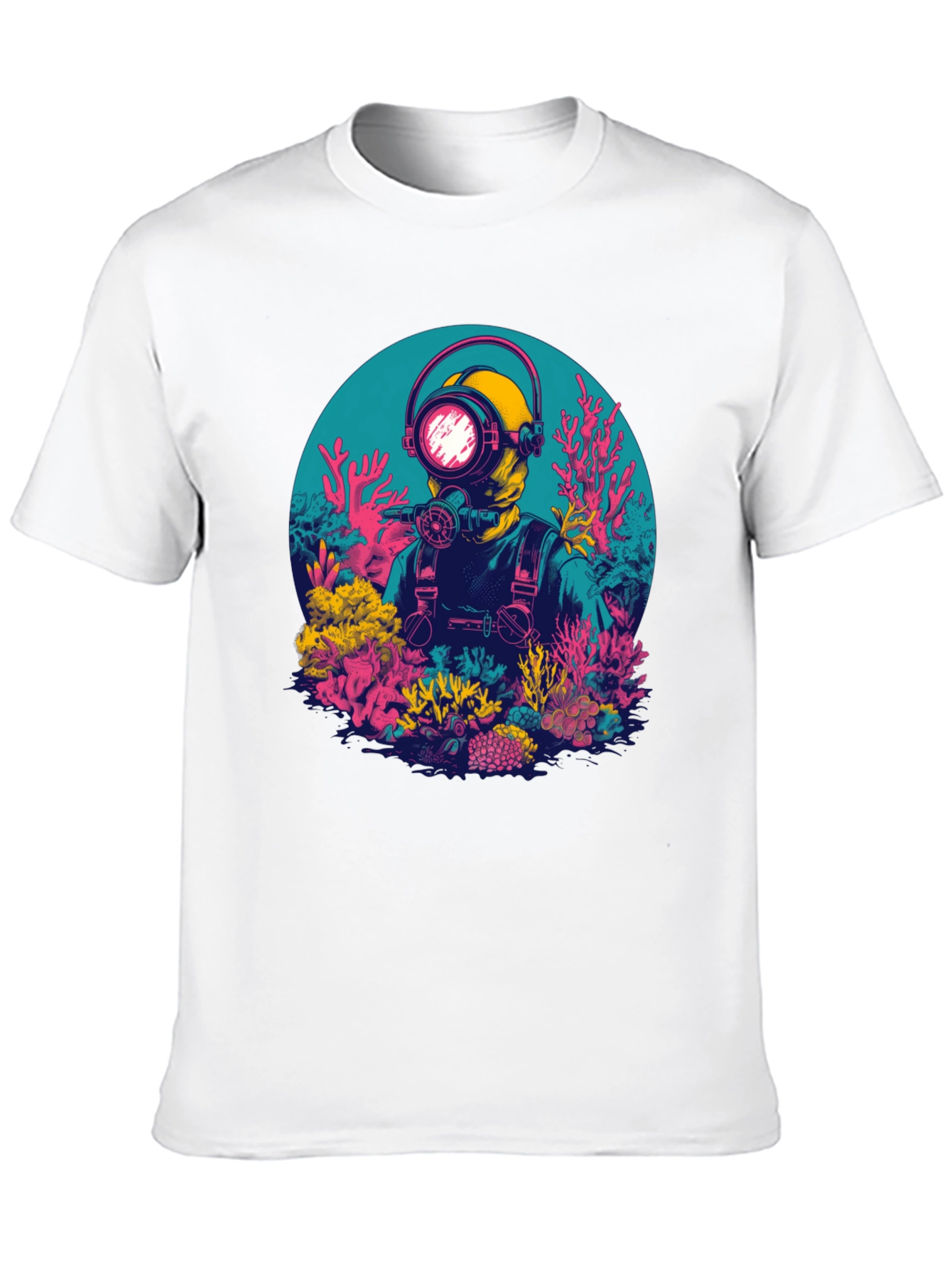 Retro Diver Graphic T-Shirt - Scuba Apparel