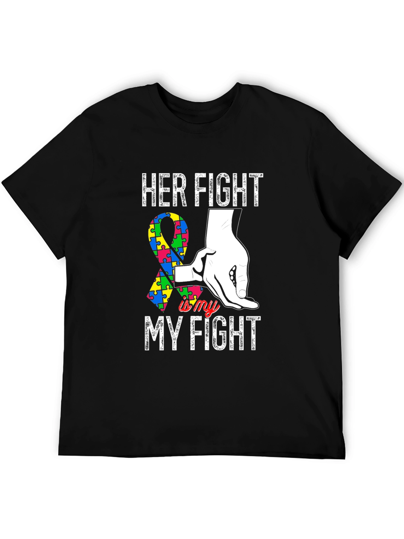Her Fight is My Fight Autism Awareness T-Shirt