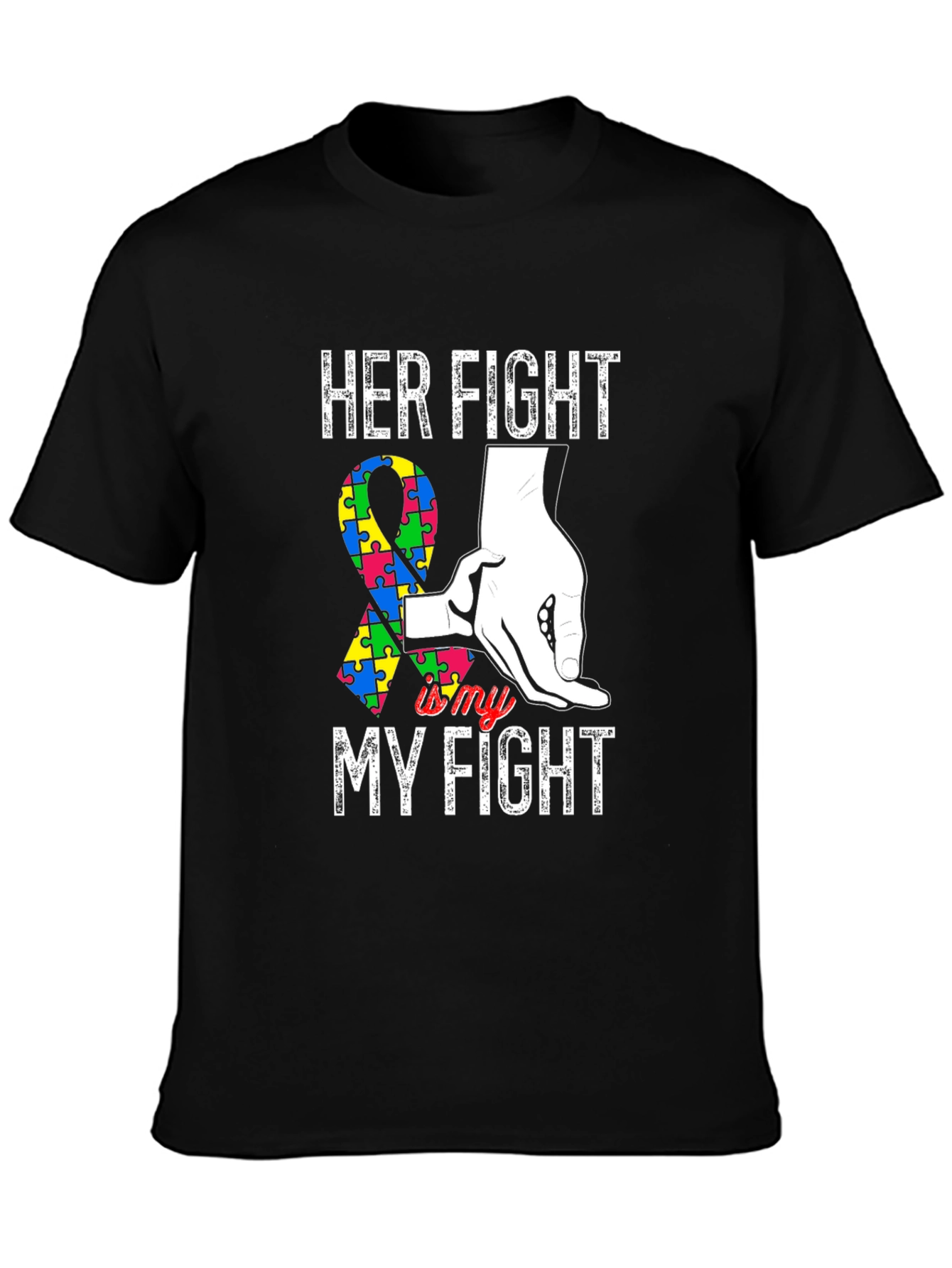 Her Fight is My Fight Autism Awareness T-Shirt