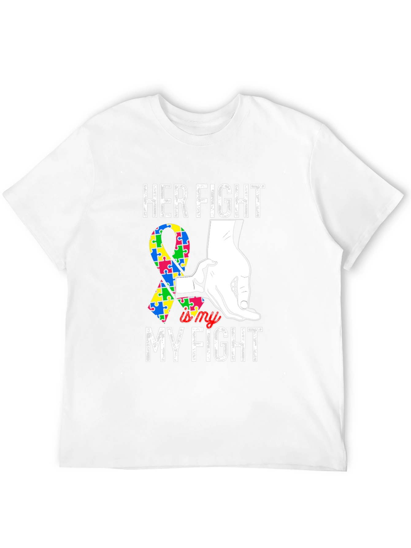 Her Fight is My Fight Autism Awareness T-Shirt