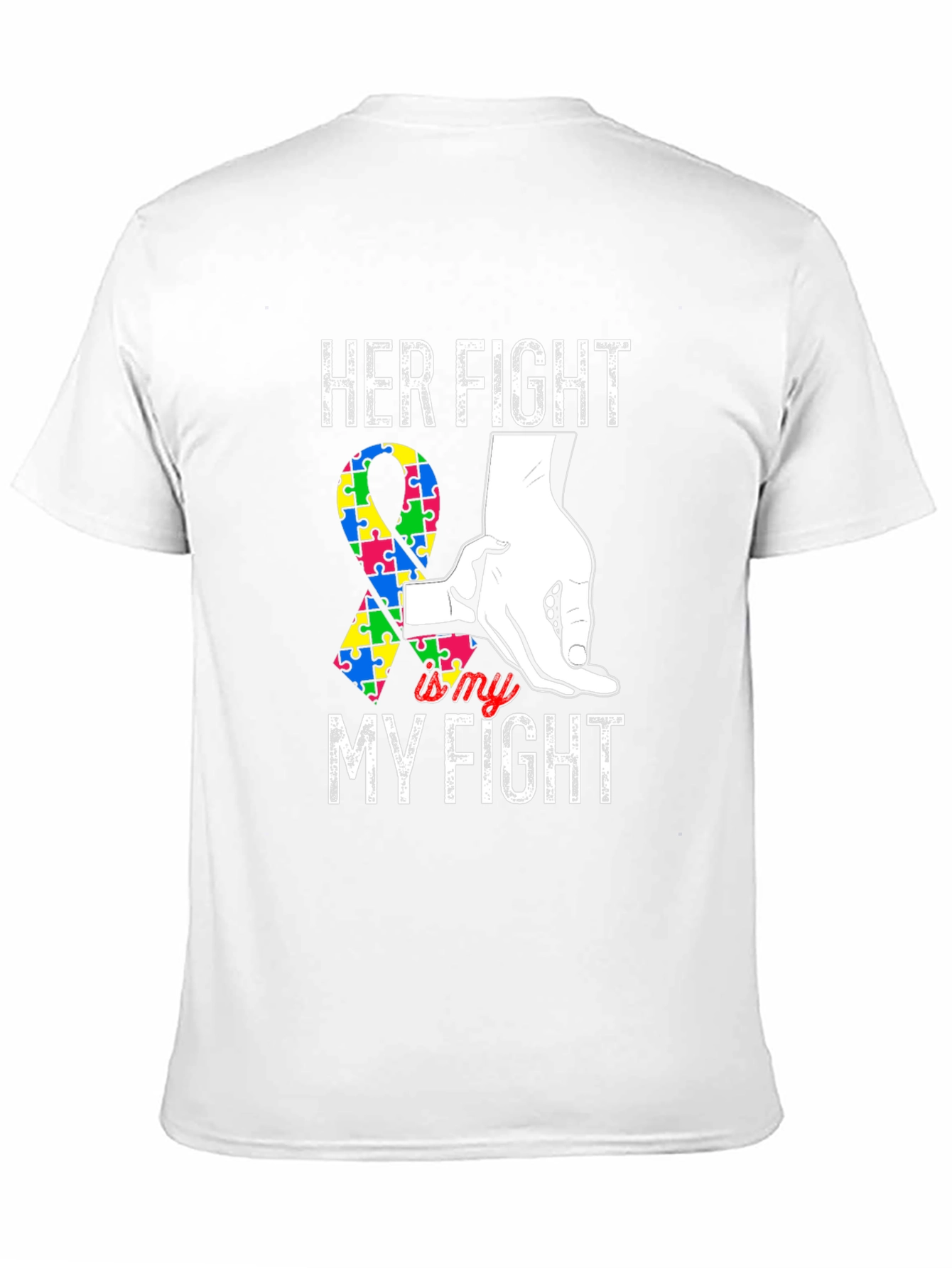 Her Fight is My Fight Autism Awareness T-Shirt