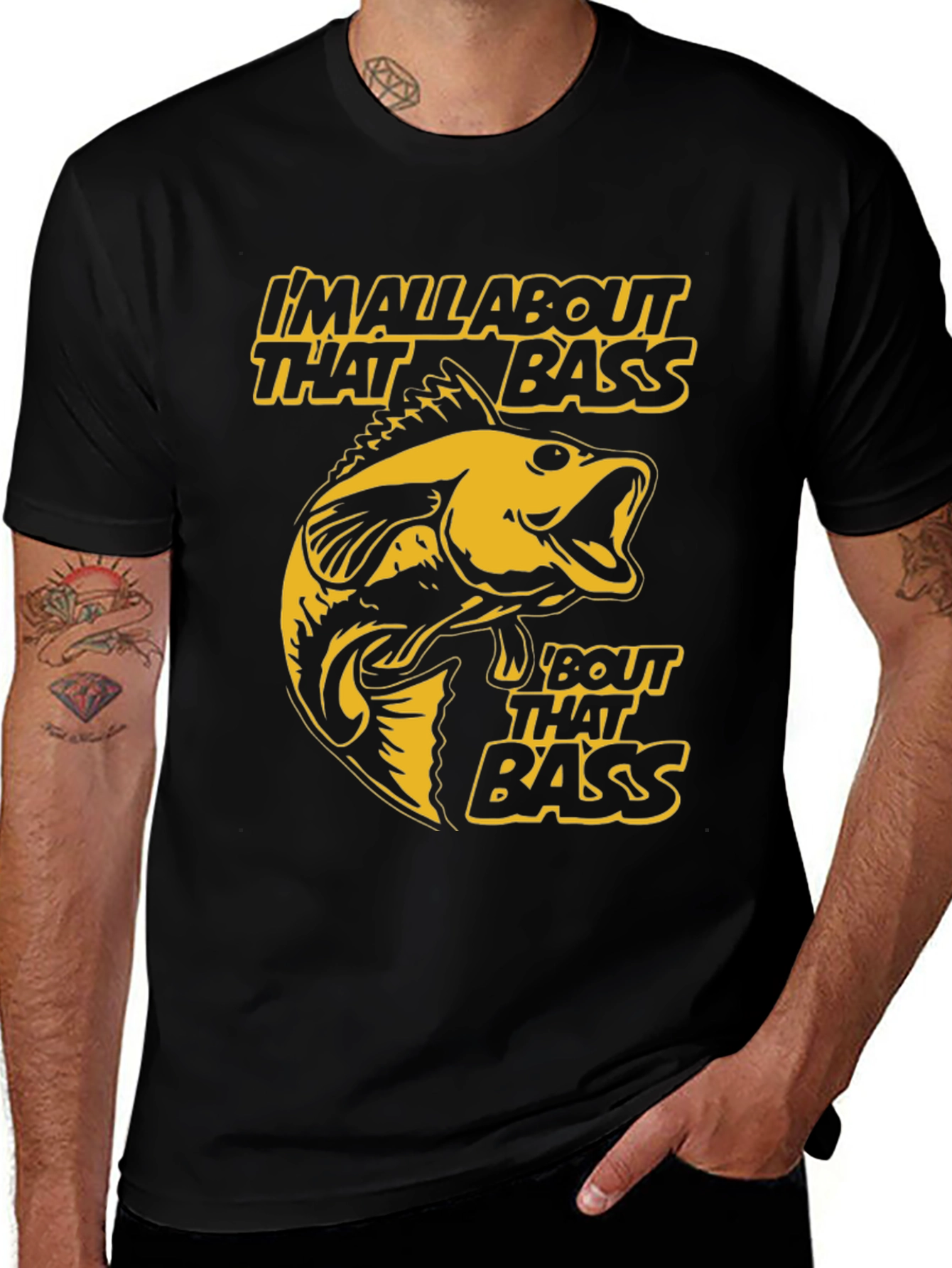 All About That Bass T-Shirt - Fishing Tee