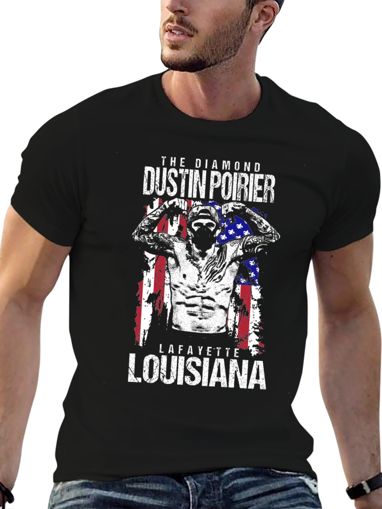 Dustin Poirier Lafayette Louisiana Graphic T-Shirt